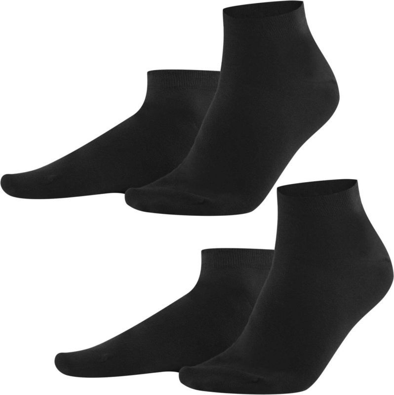 Knöchelhohe Sneaker-Socken in Schwarz