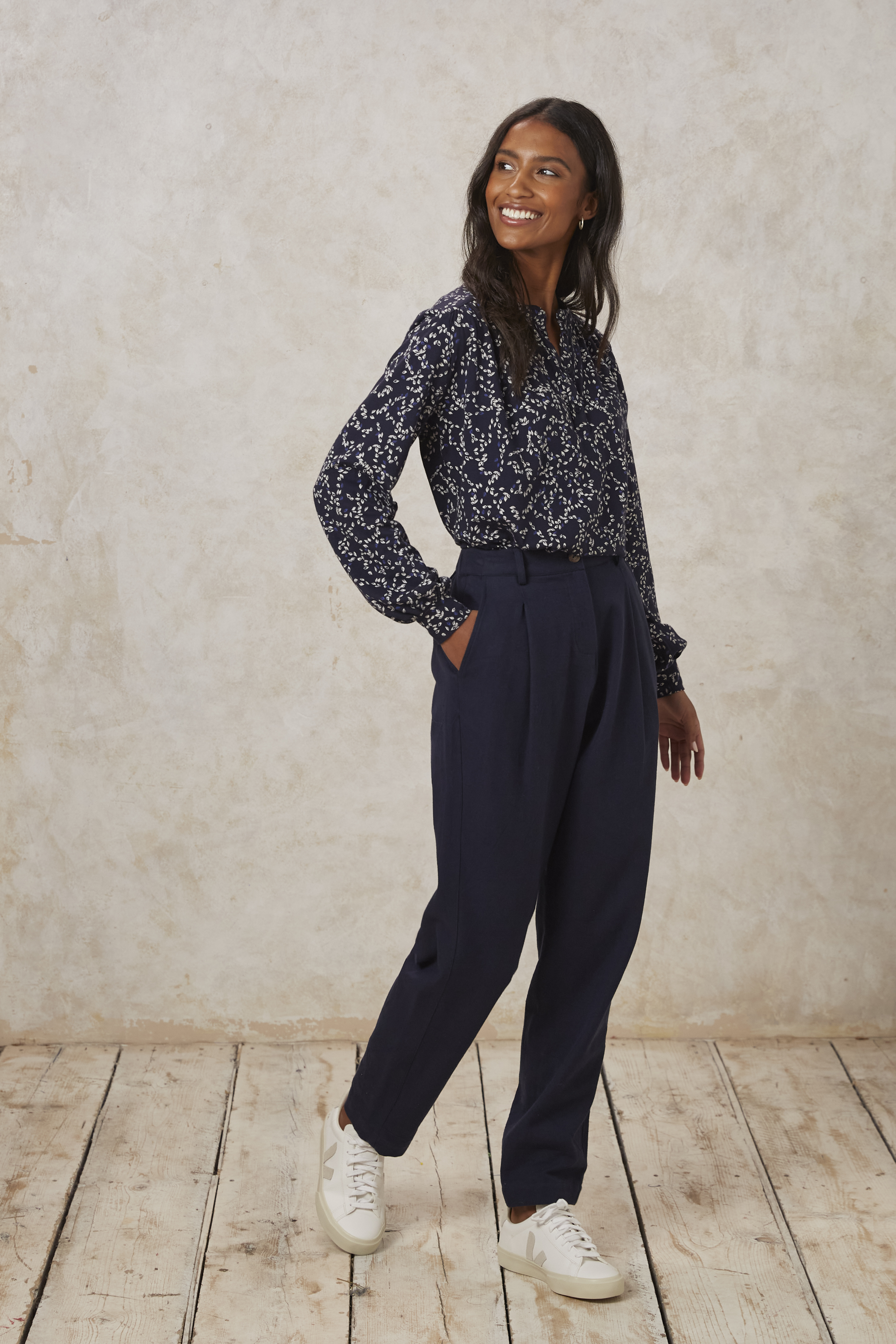 Hose Annis Twill Trousers Navy