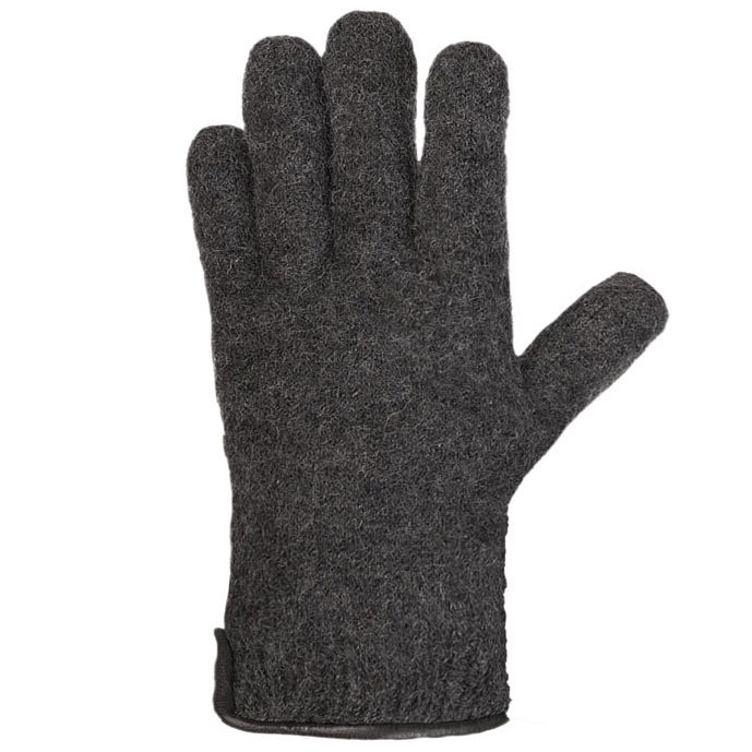 Wollwalk-Handschuhe anthrazit