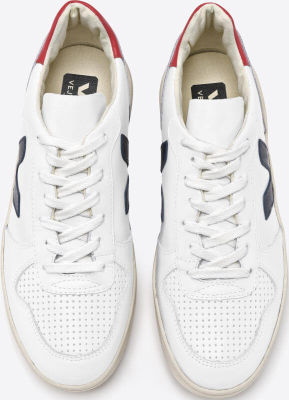 Sneaker V-10 Extra White/Nautico/Pekin