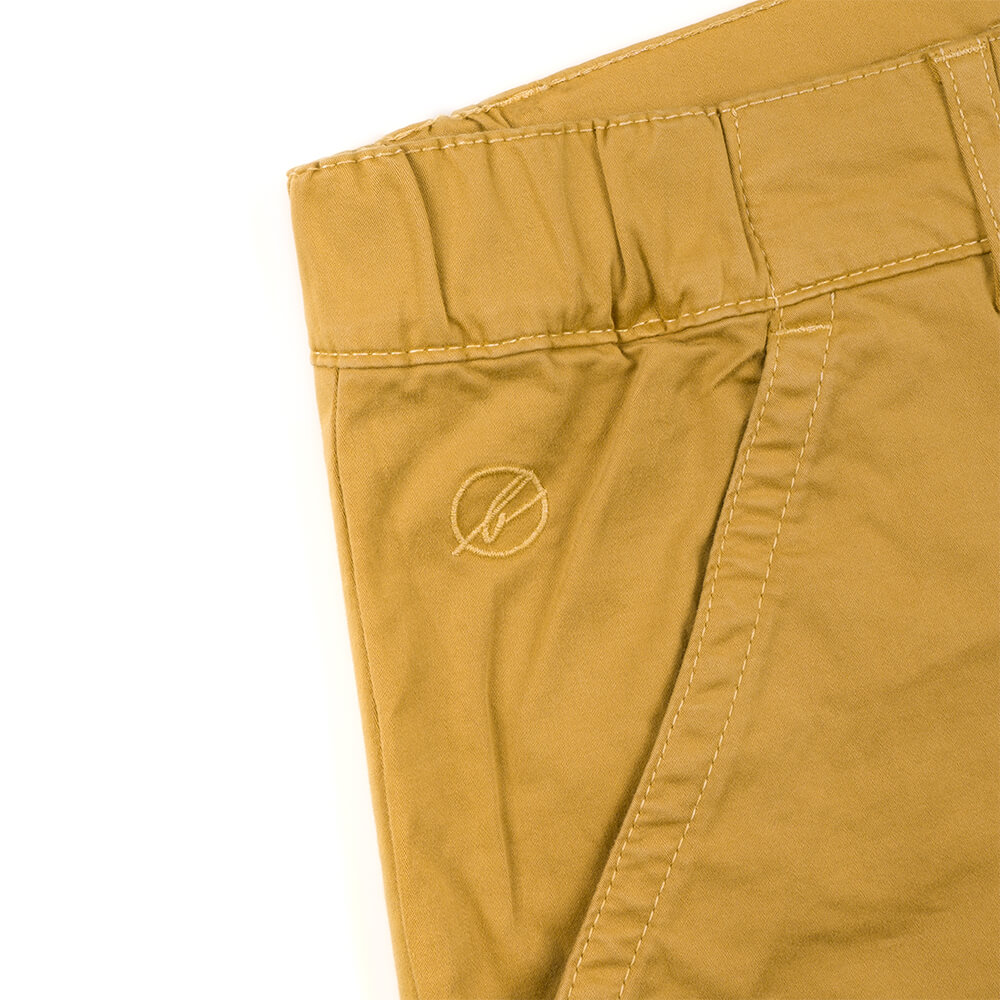 Organic Cargoes Shorts in Senfgelb