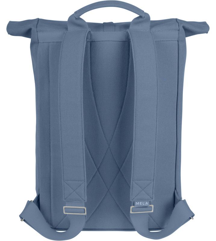 Großer Rolltop-Rucksack AMAR in dusty blue