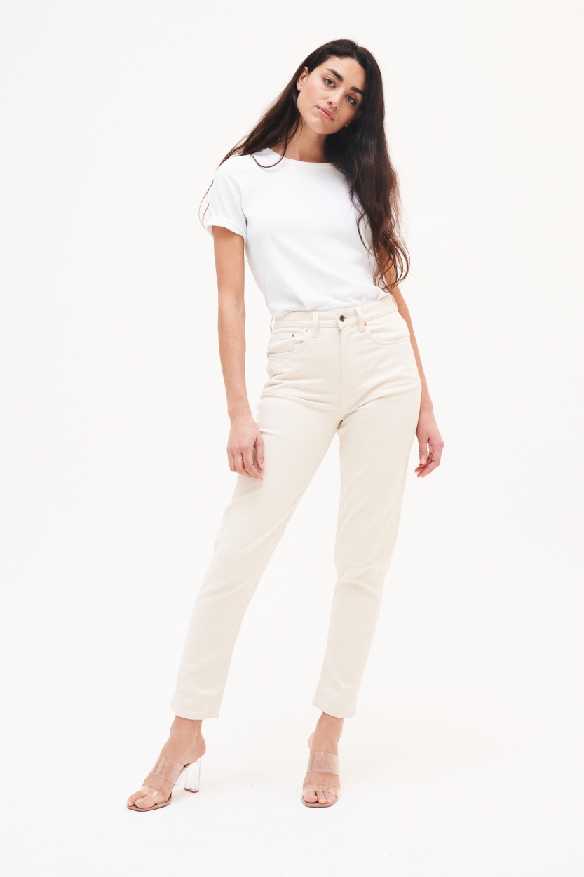 Jeans Nora - Loose Tapered - Undyed
