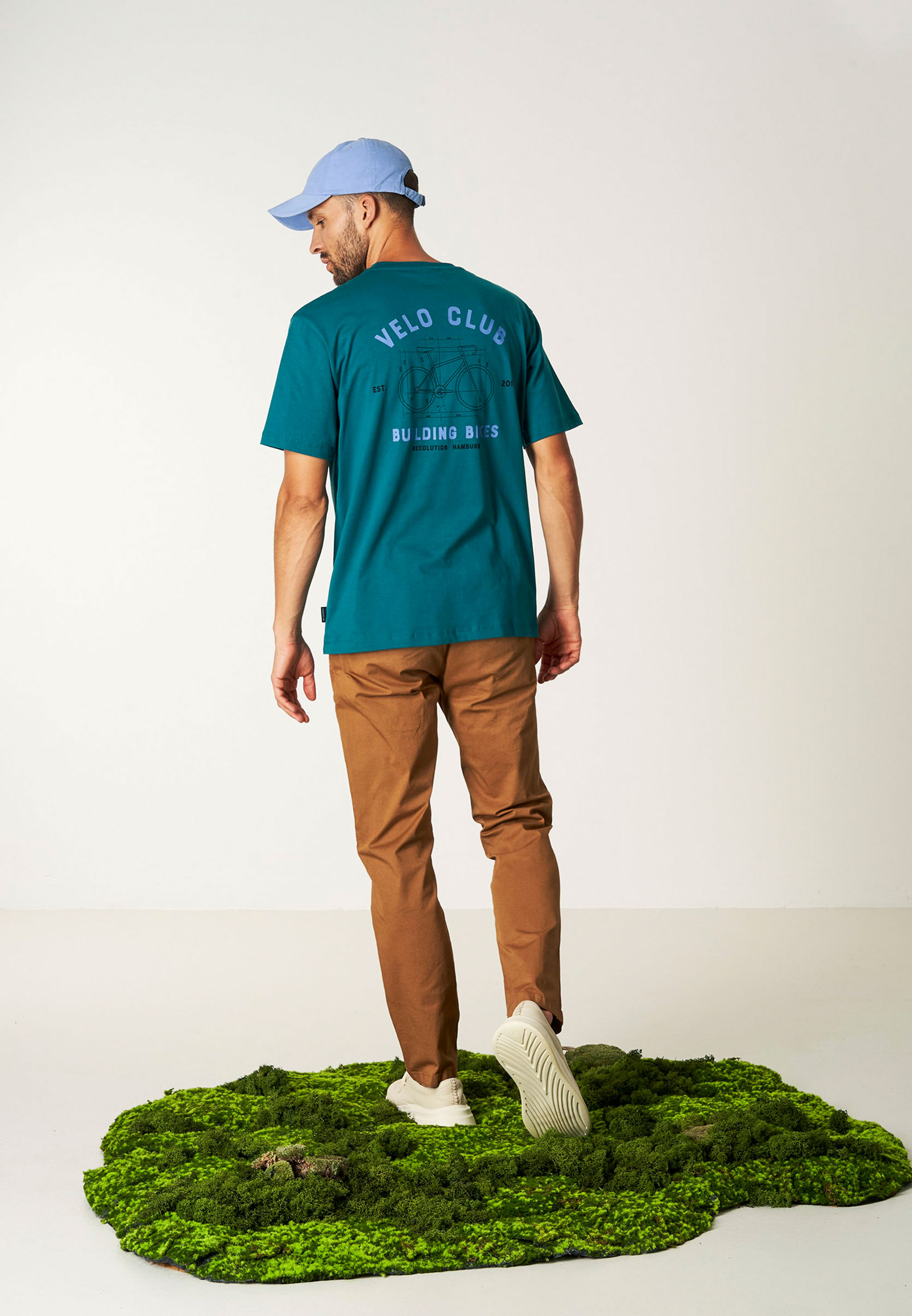 T-Shirt APOSERIS VELO CLUB forest green