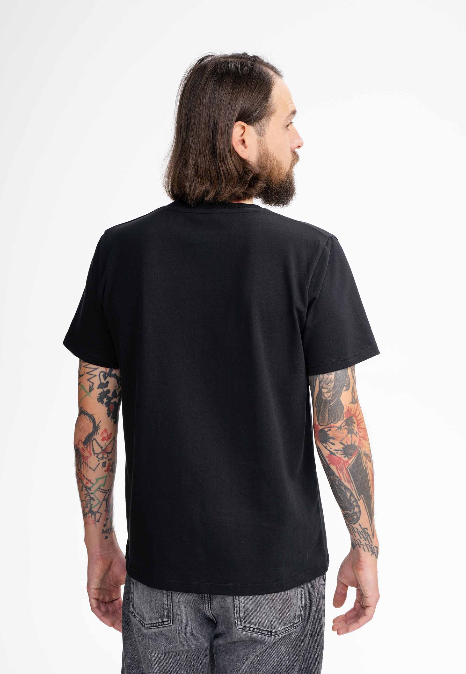 Basic T-Shirt PRAVIN schwarz