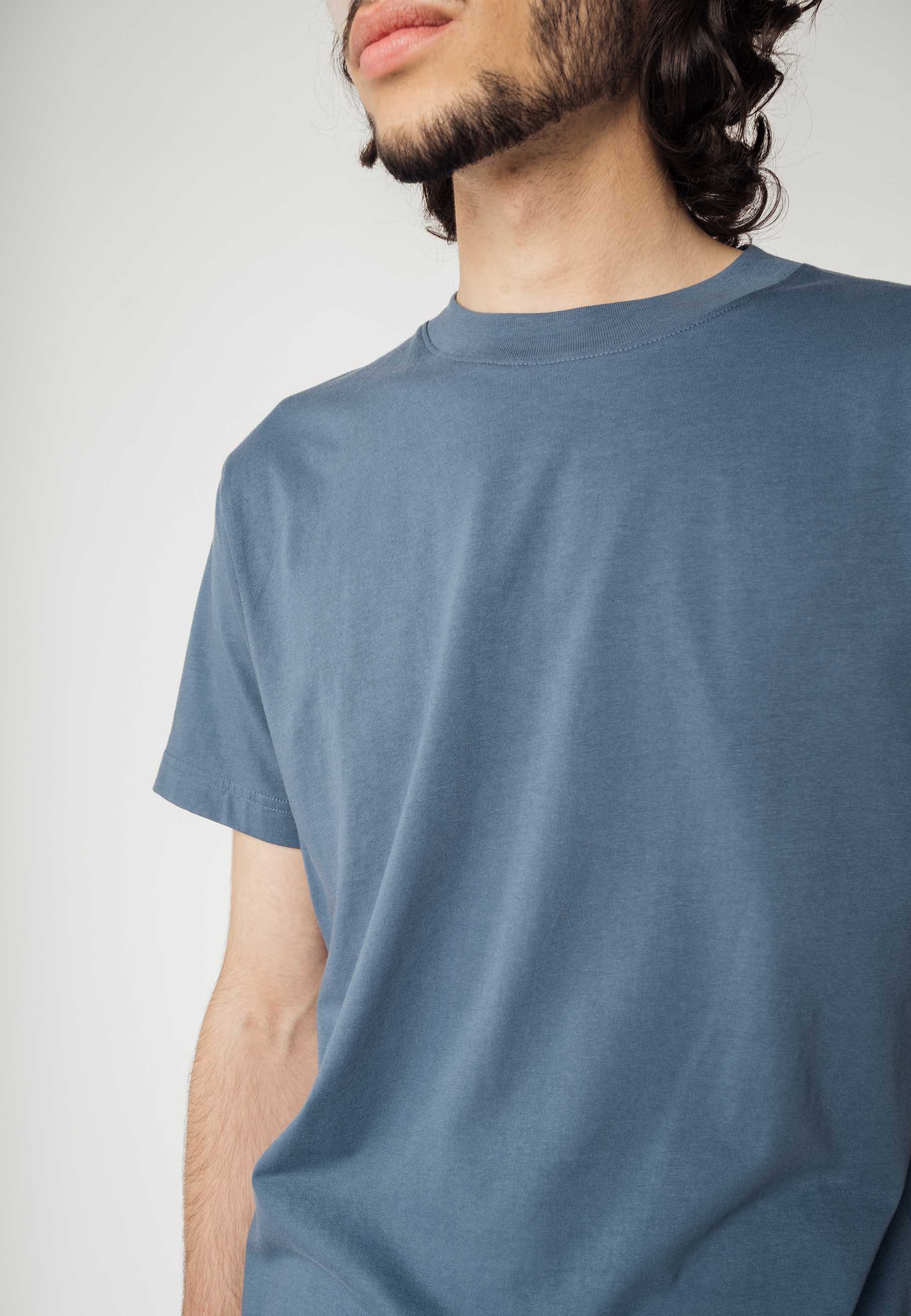 Basic T-Shirt AVAN blue stone