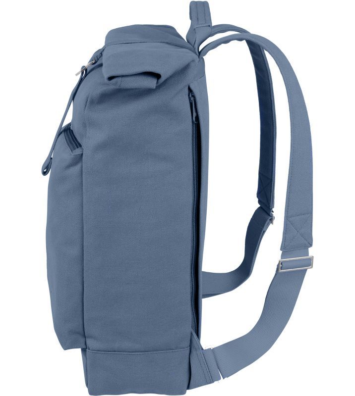 Großer Rolltop-Rucksack AMAR in dusty blue