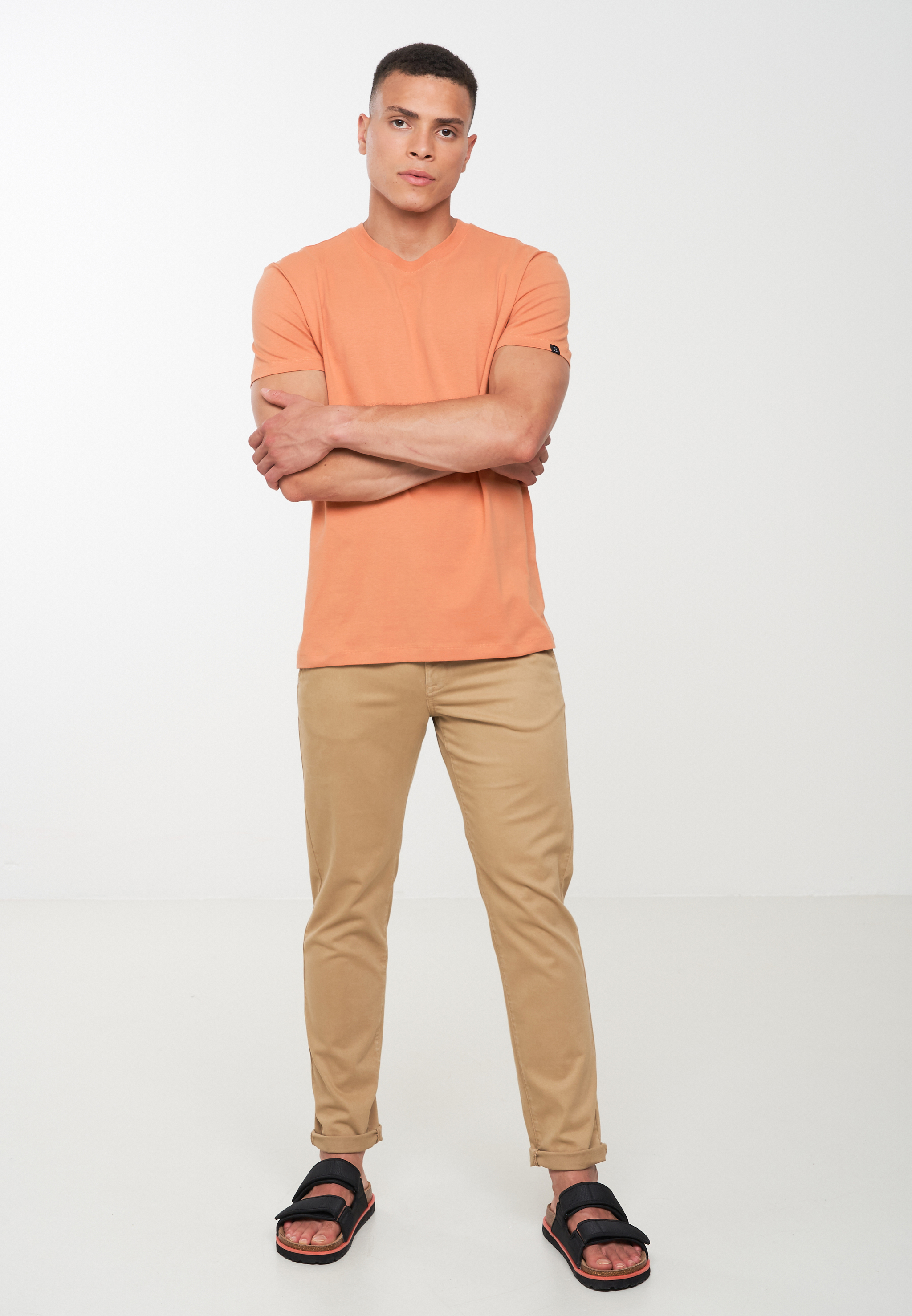 Basic Shirt AGAVE capri orange