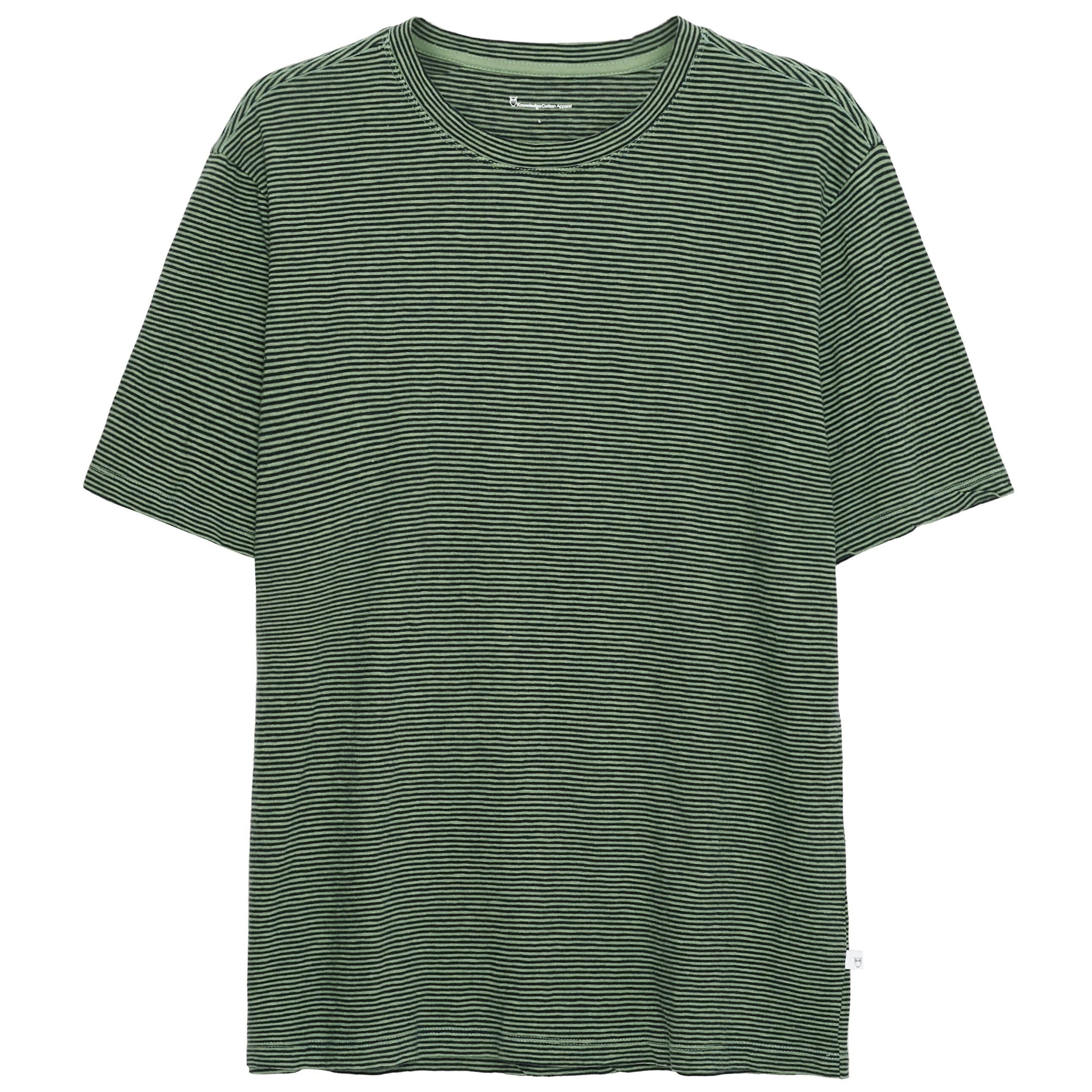 Gestreiftes T-Shirt Narrow Green Stripe