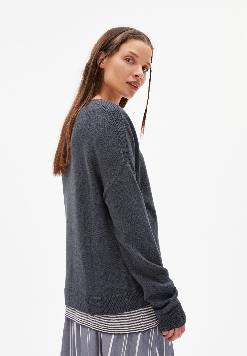 Damen-Strickpullover SENAA indigo