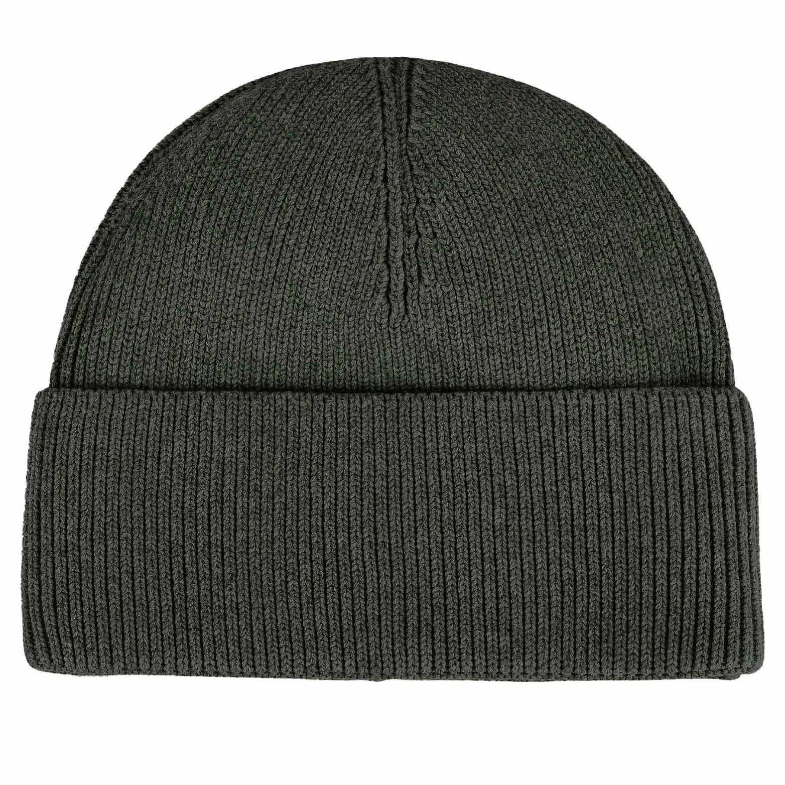 Bequeme Strick-Mütze KALI grün melange unisex