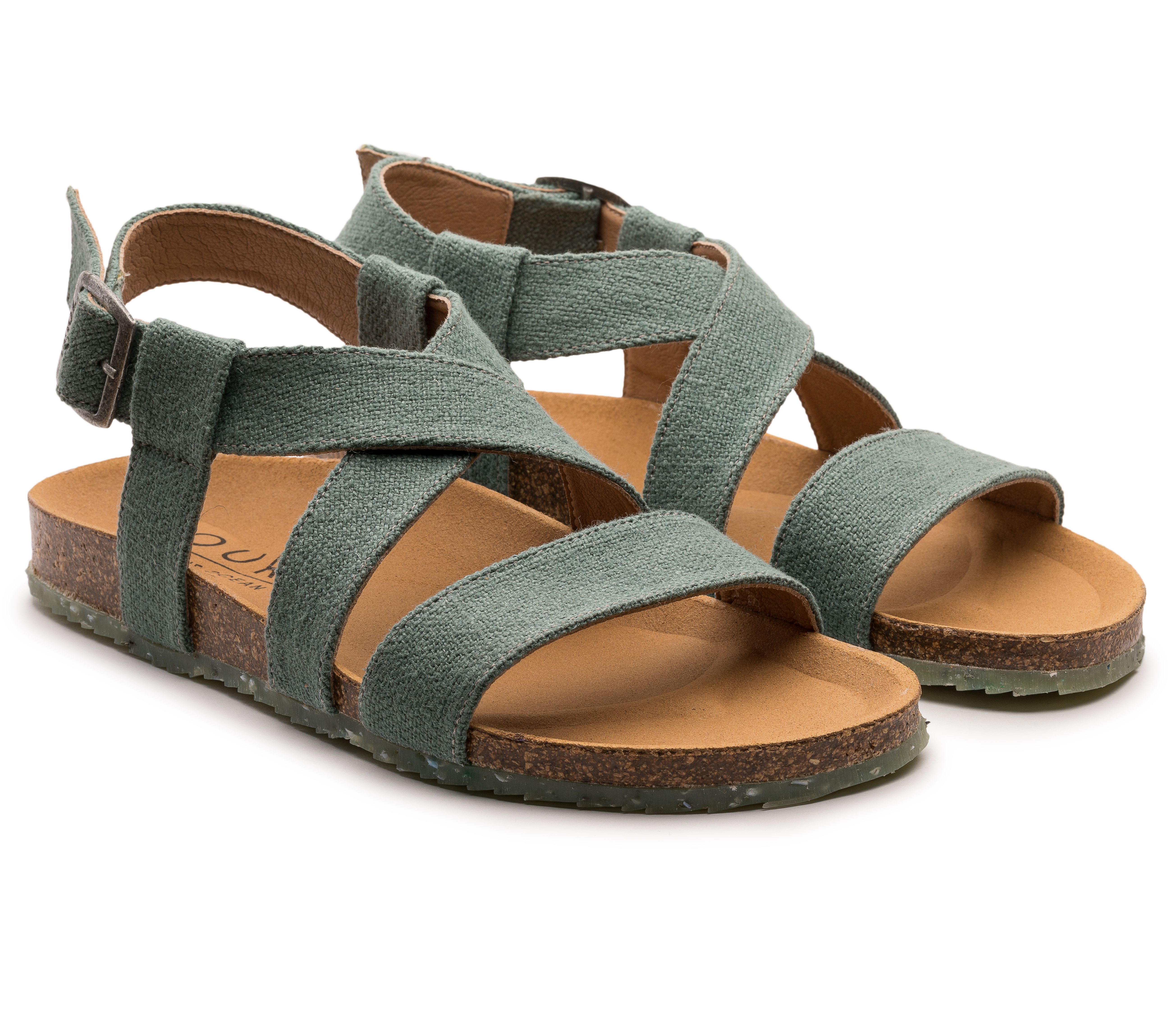 Vegane Sandalen SAND Earth Green