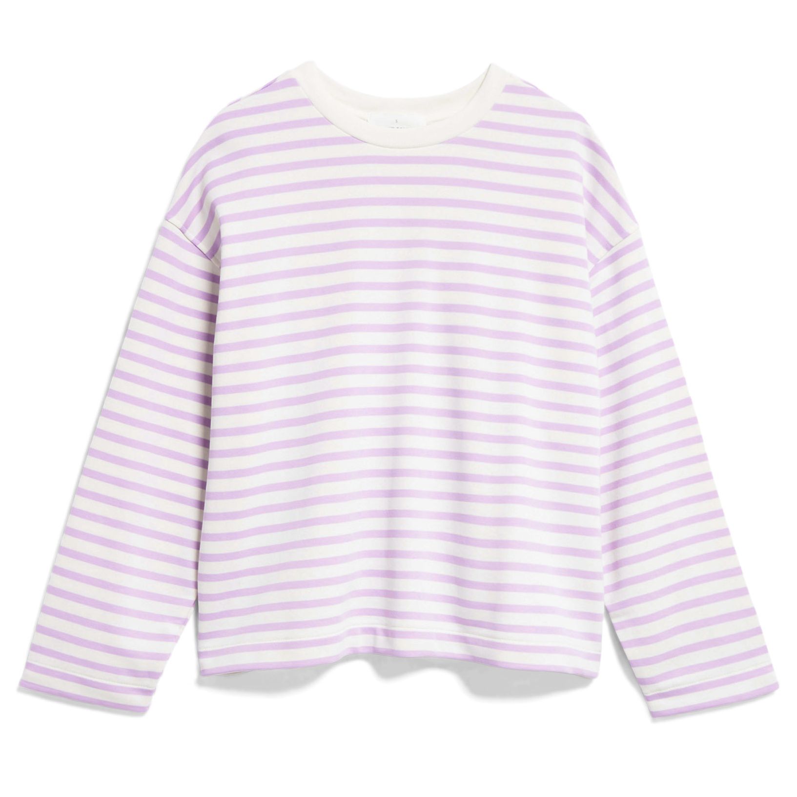 Sweatshirt FRANKAA MAARLEN STRIPE lavender light-undyed