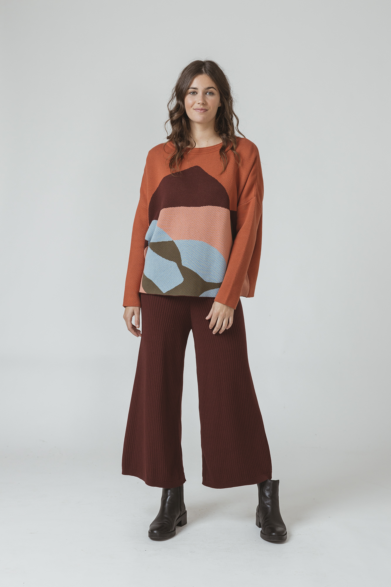Jaquard-Pullover mit grafischem Muster KAMILE tile