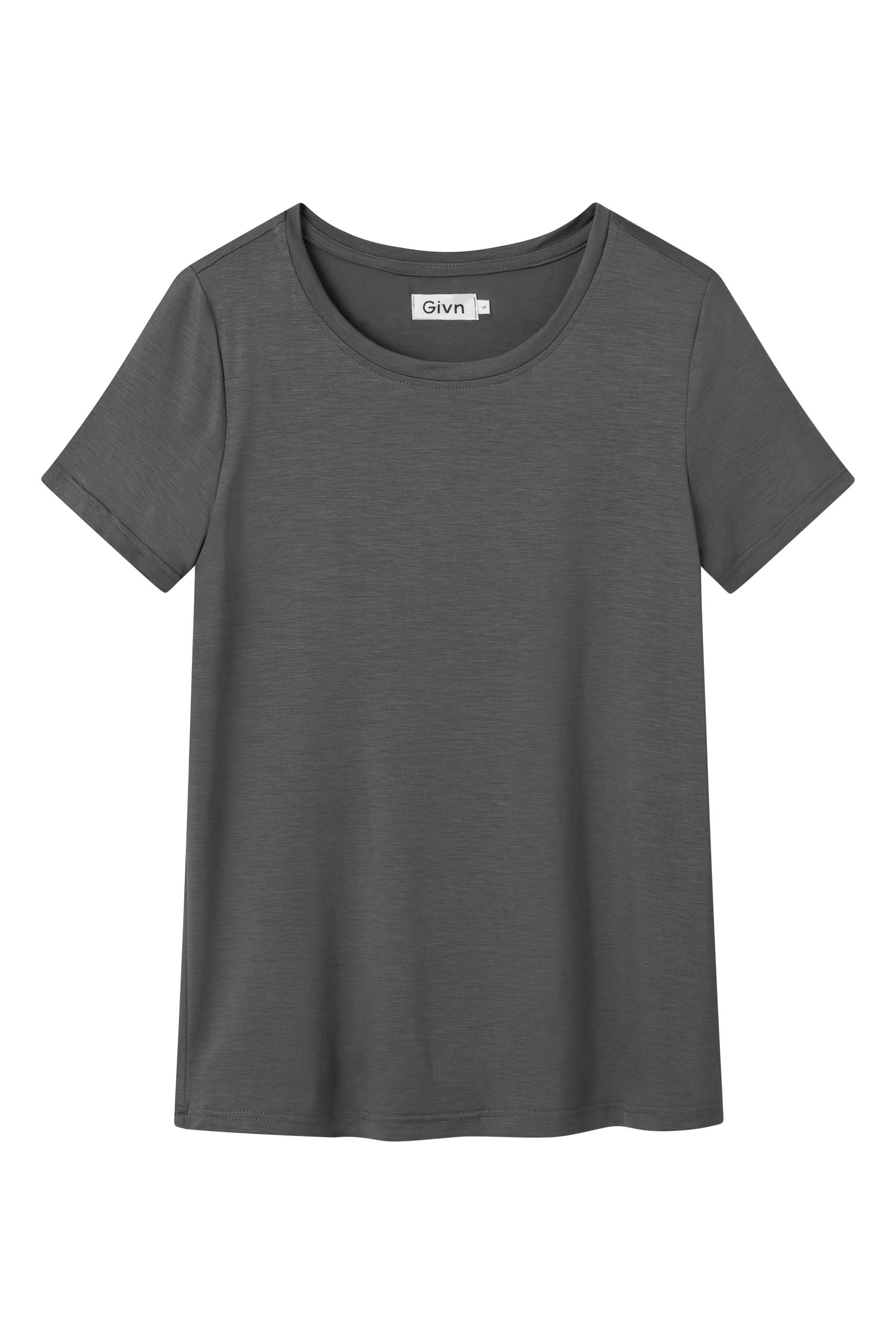 Damen-T-Shirt Lena Shadow Grey Tencel
