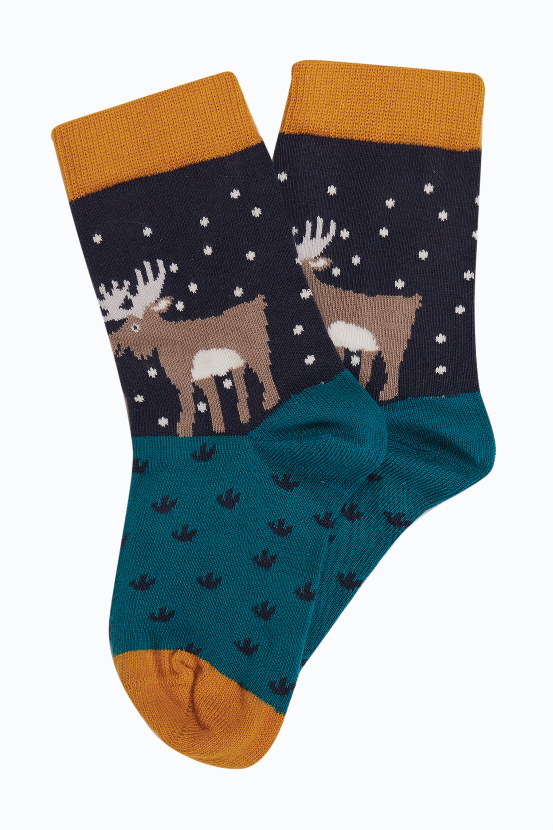 Kinder-Socken im 3er-Pack mit winterlichen Motiven