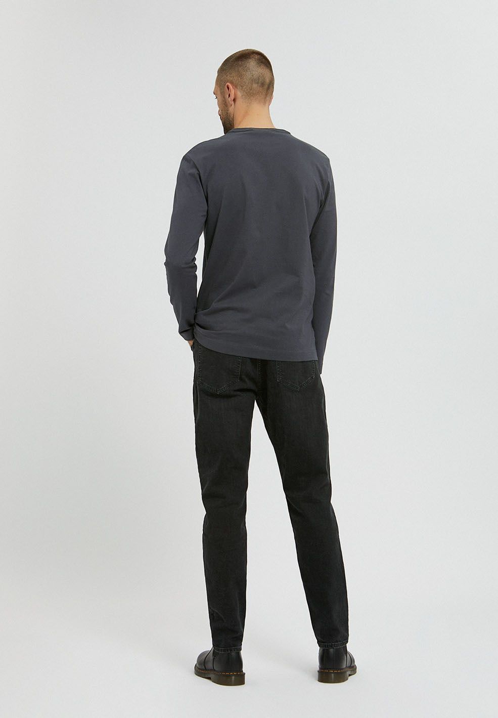 Herren-Longsleeve JOHAAN acid black