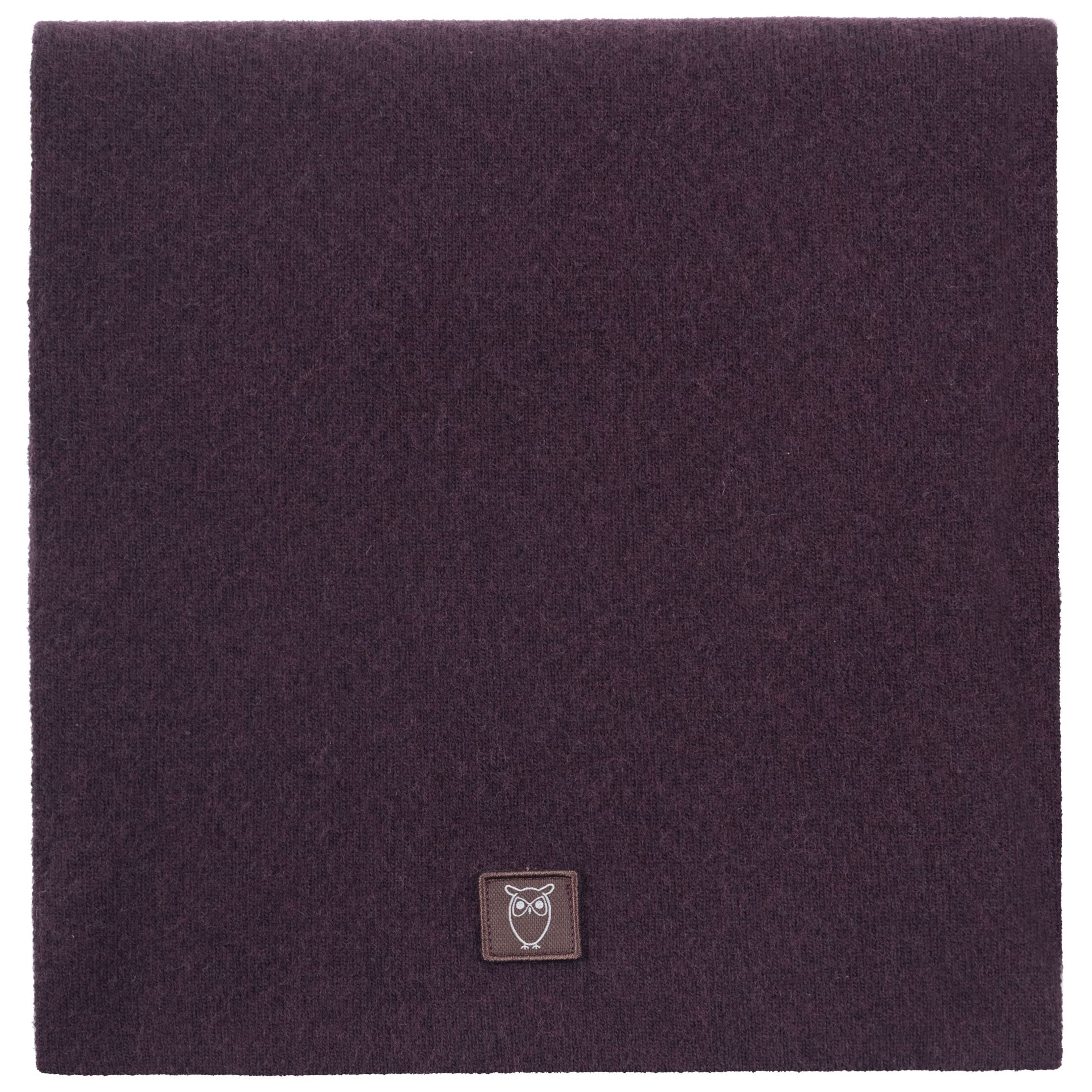Feinstrick-Schal aus Lammwolle Deep Mahogany