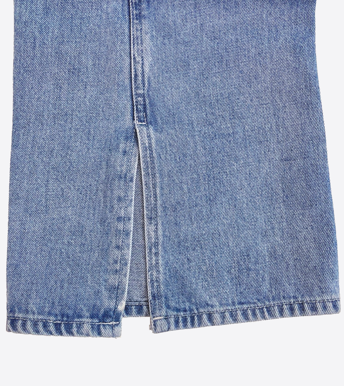 Jeans DEW Flared Non-Stretch Slit Light Blue