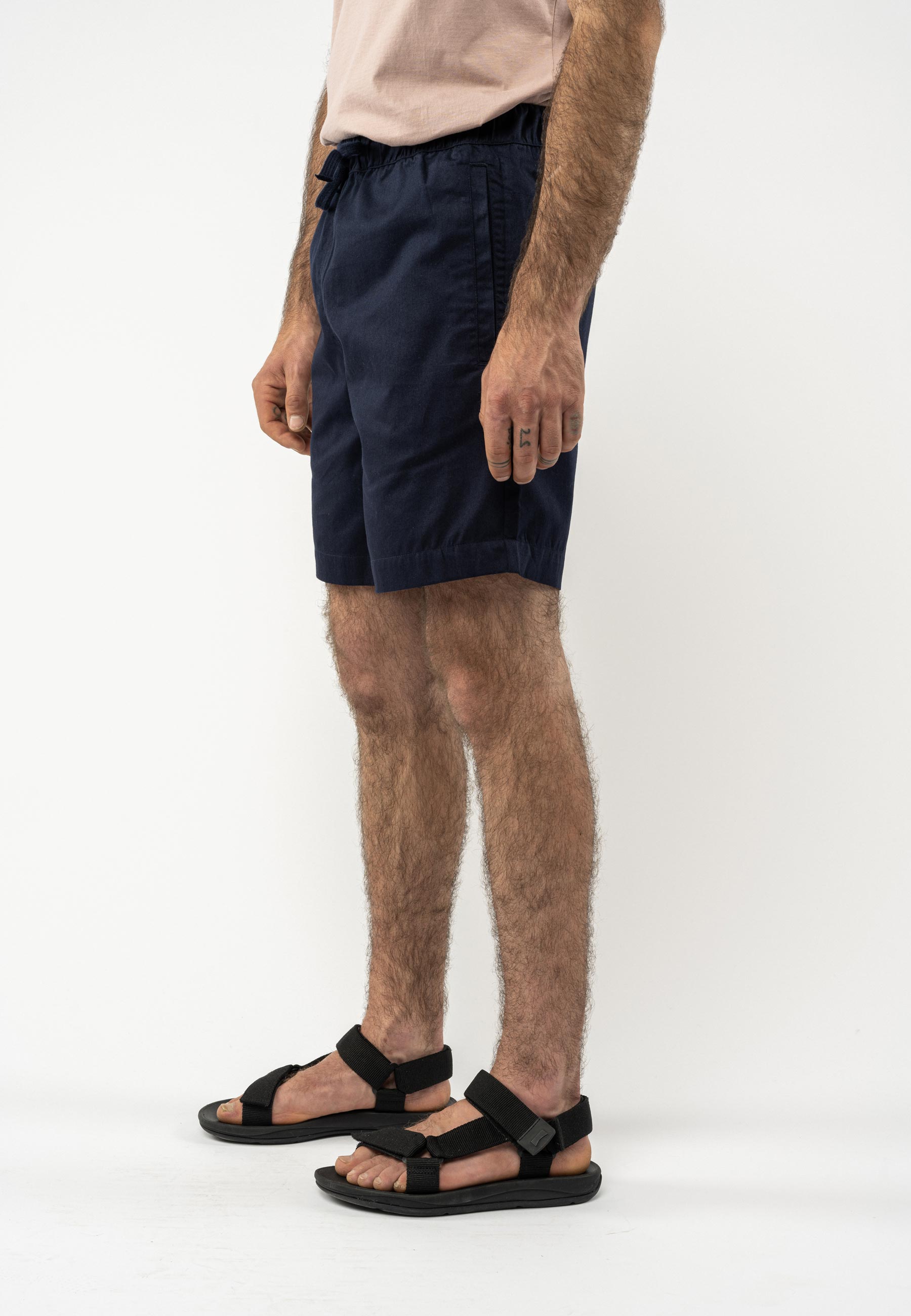 Shorts mit elastischem Bund MOHIT navy