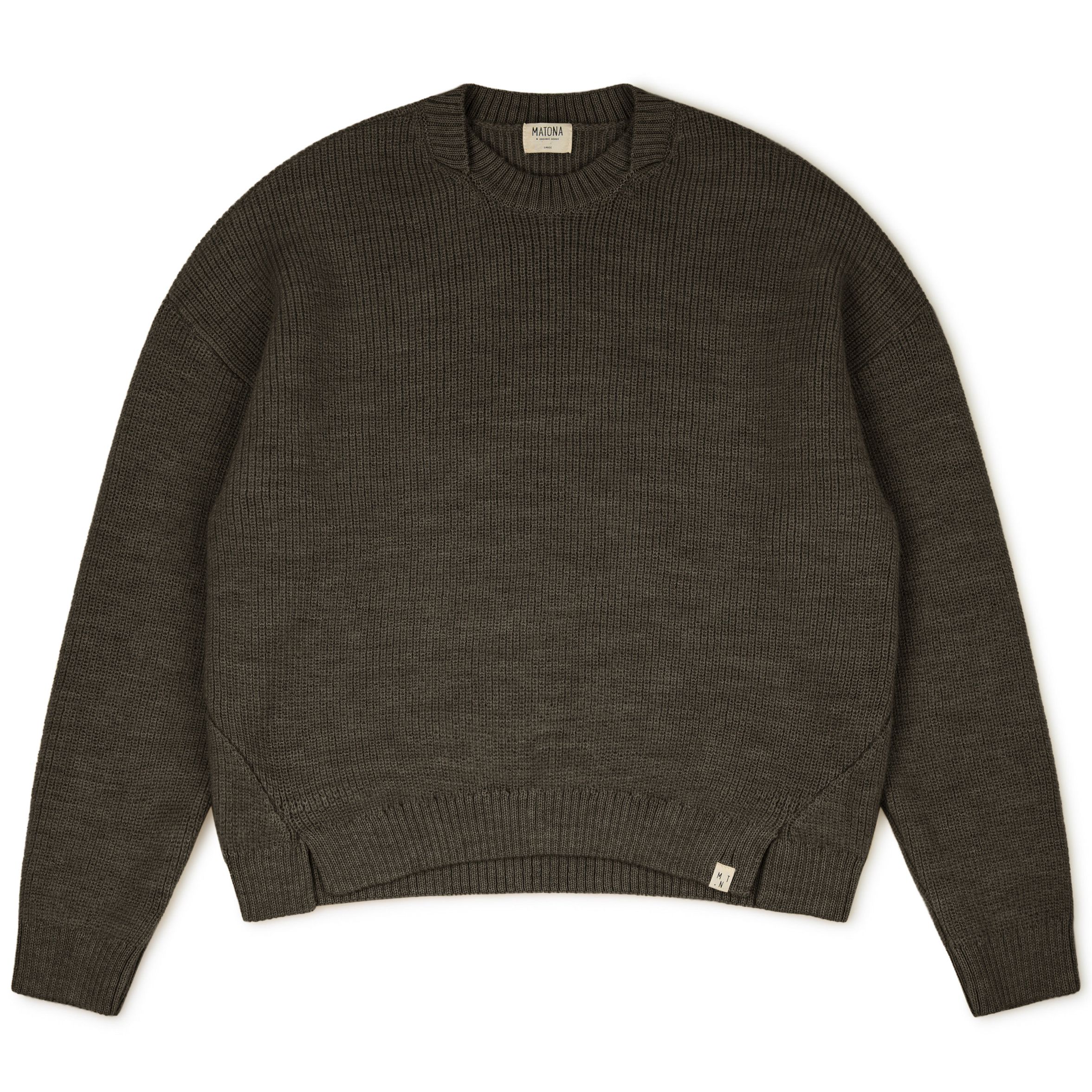 Damen-Strickpullover Undyed vulcano