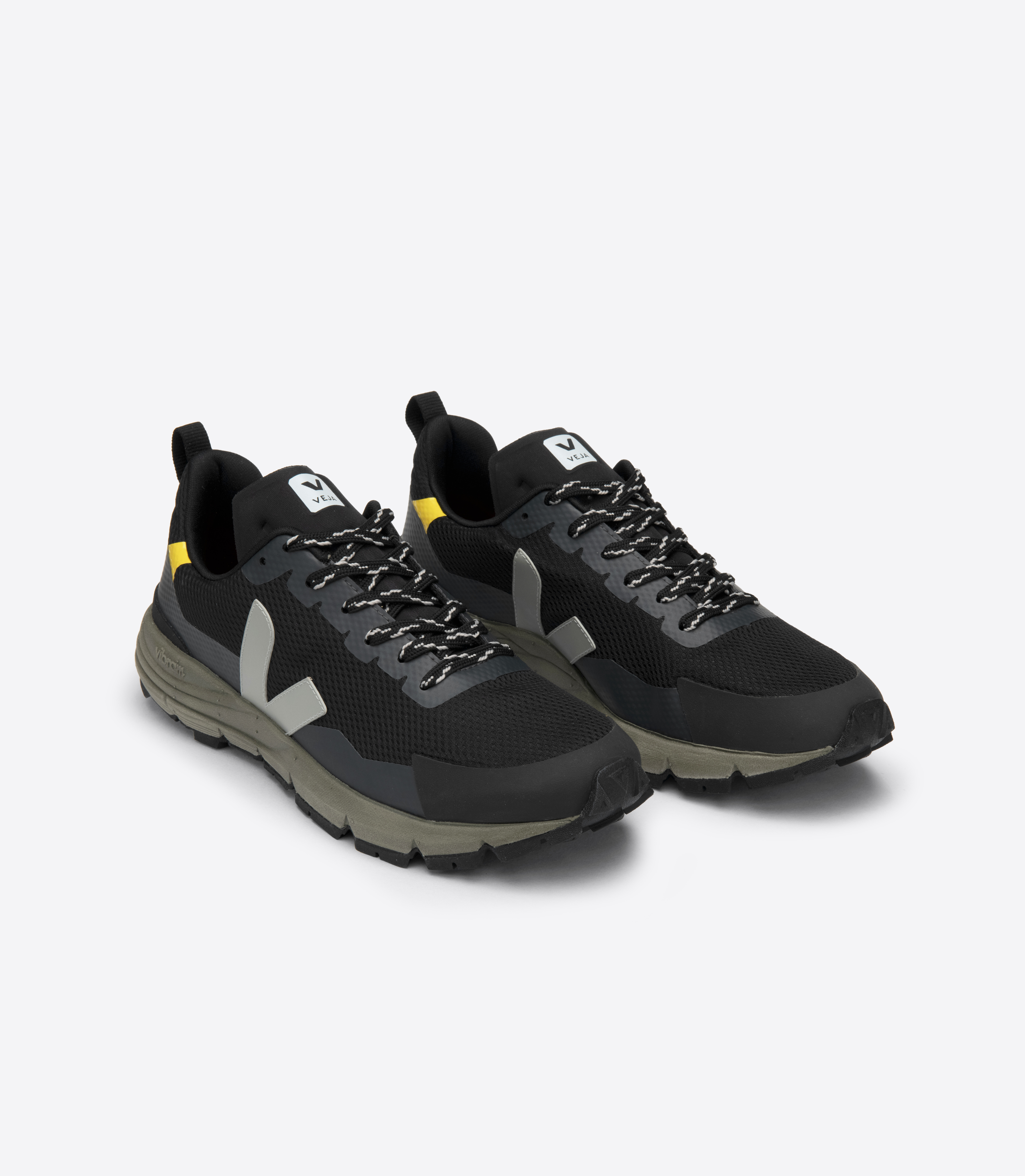 Herren-Sneaker Dekkan Alveomesh Black-Oxford Grey-Tonic