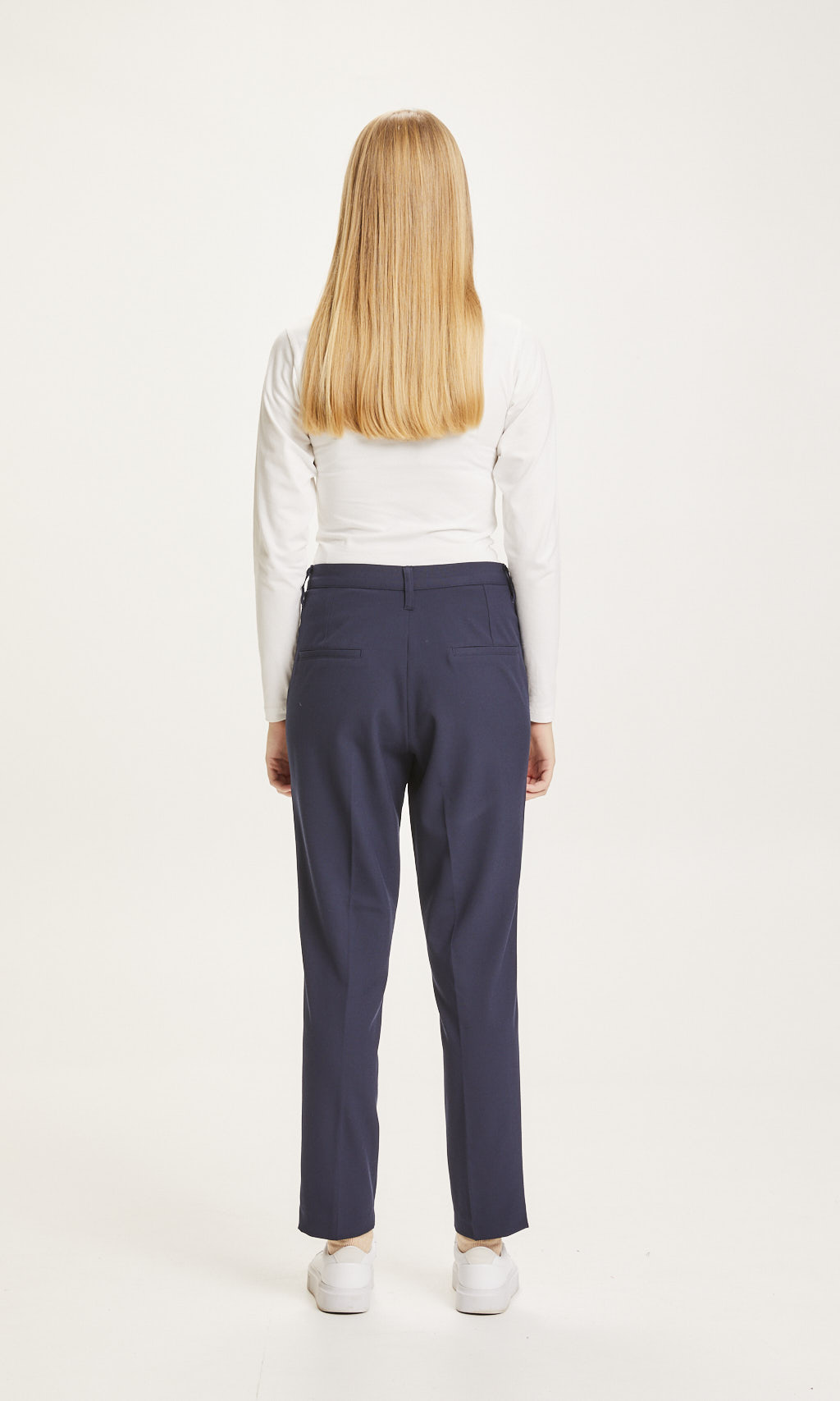 Bügelfaltenhose für Damen WILLOW Pinstripe Chino Pants Total Eclipse