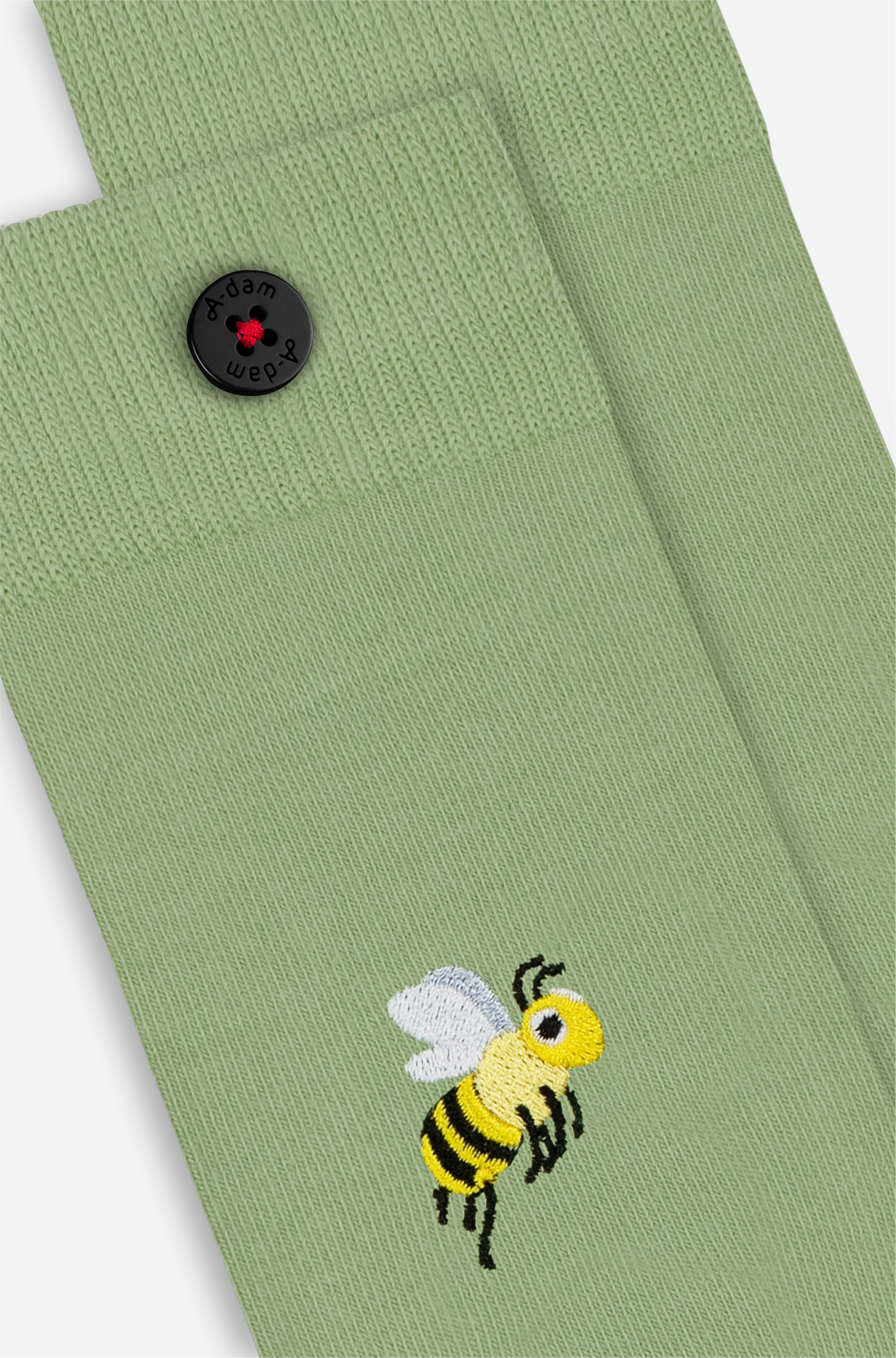 Mintgrüne Socken Green Bee unisex