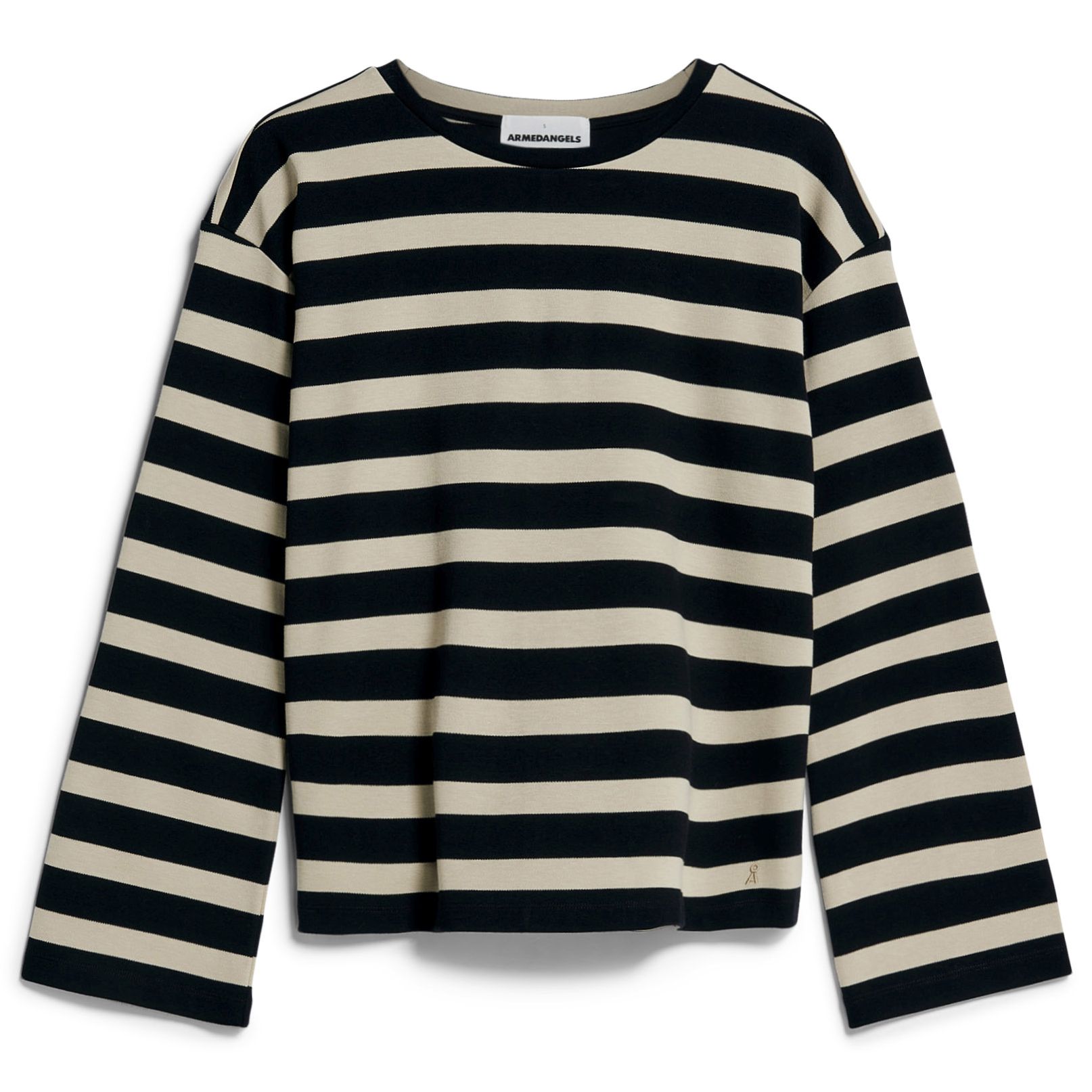 Longsleeve LUPITAA STRIPE black-sand stone