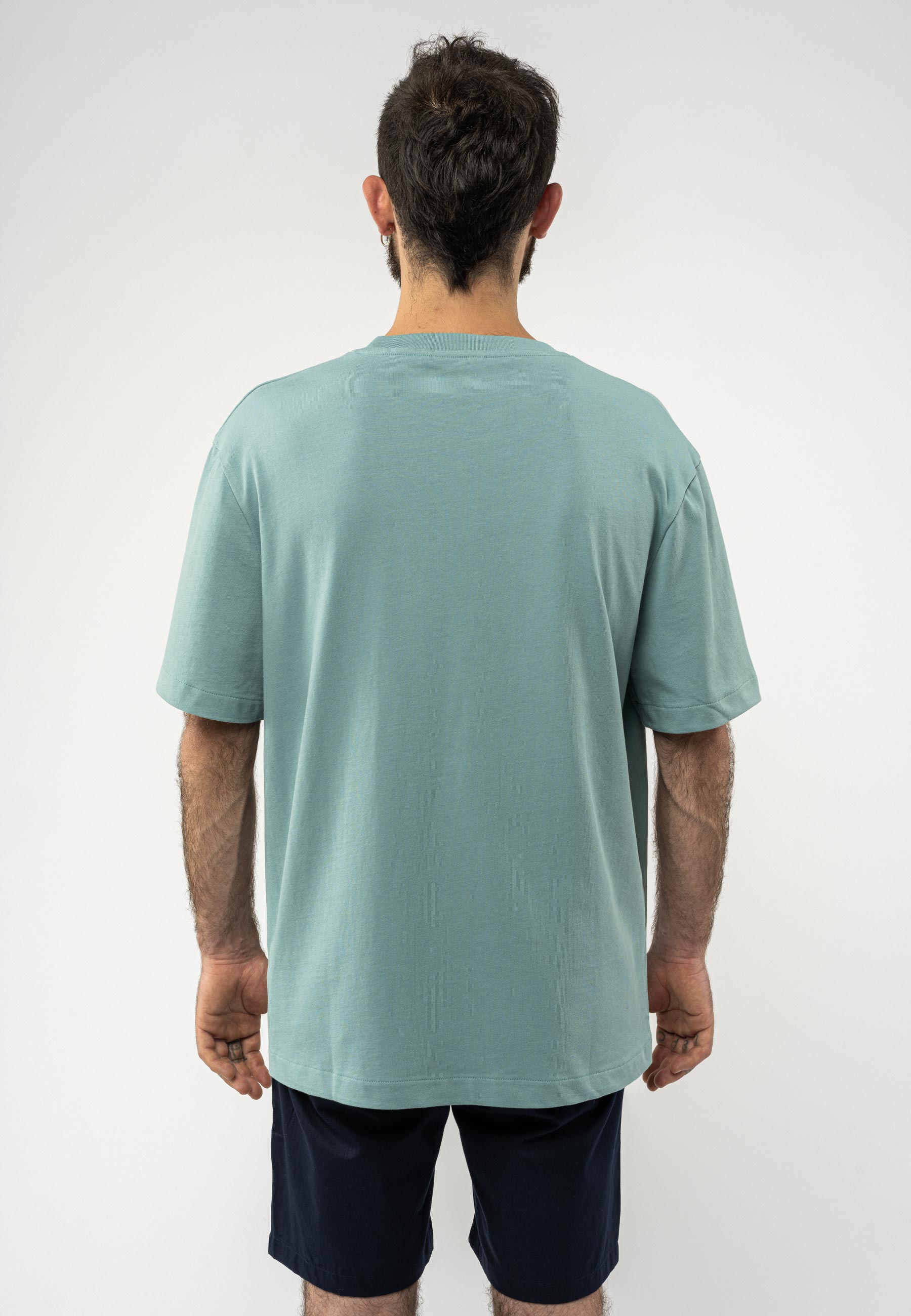 Heavy Jersey T-Shirt BHAJAN turquoise