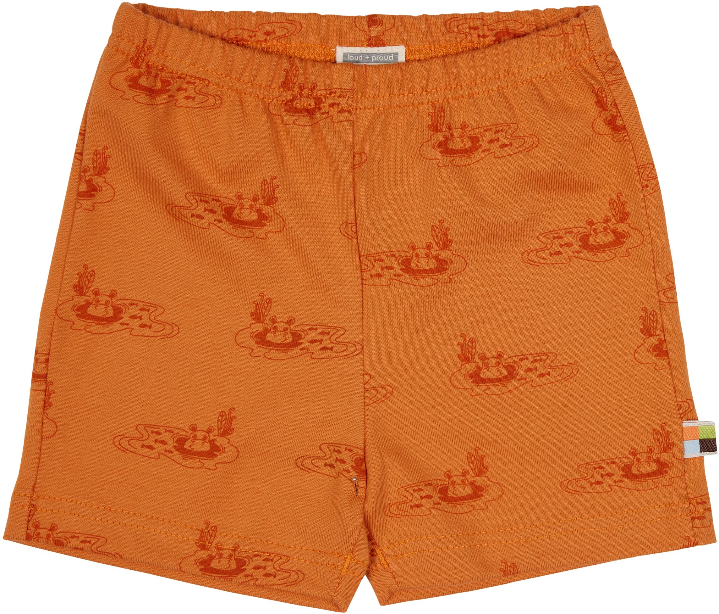 Shorts mit Hippo-Aufdruck Carrot