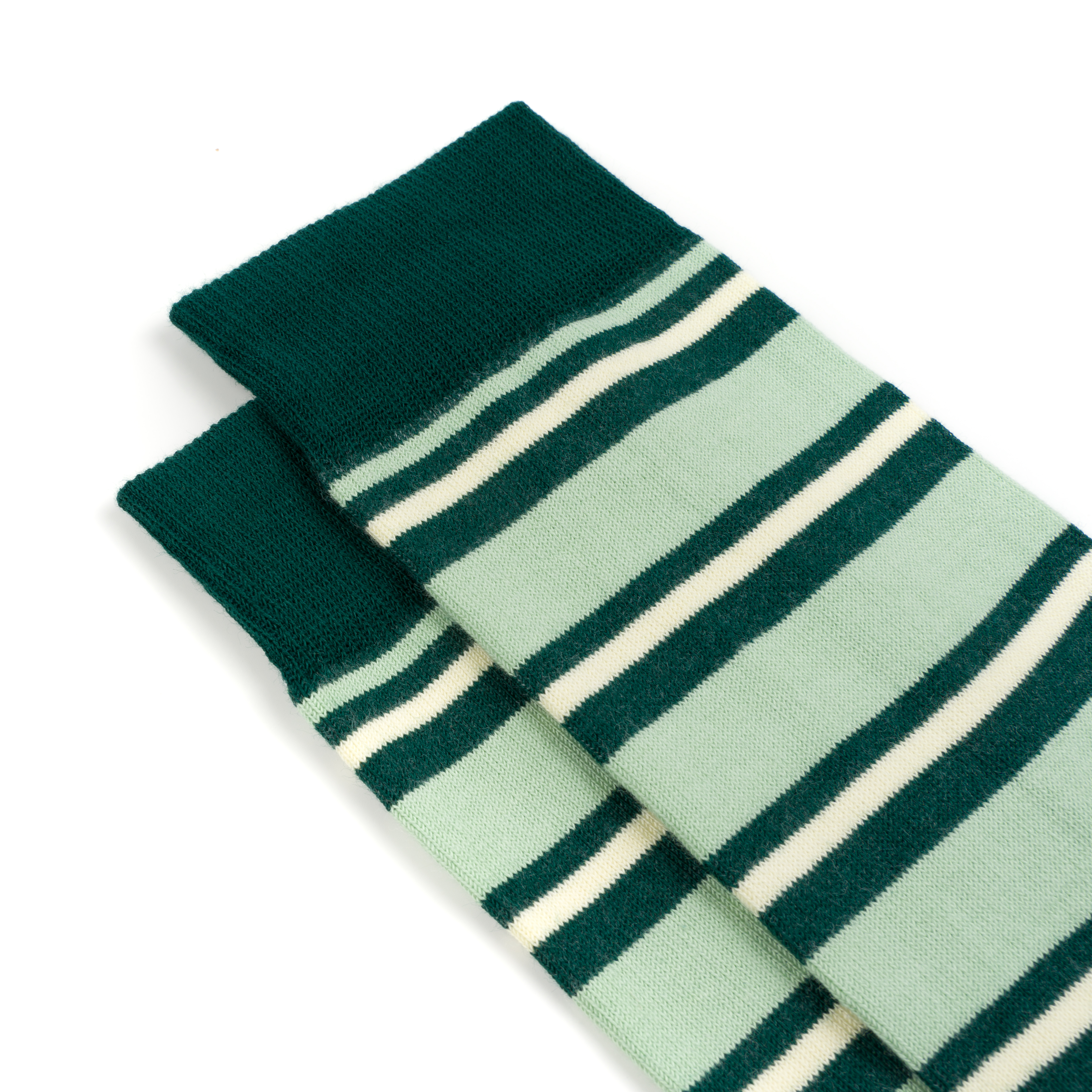 Gestreifte Socken Blockstripe grün