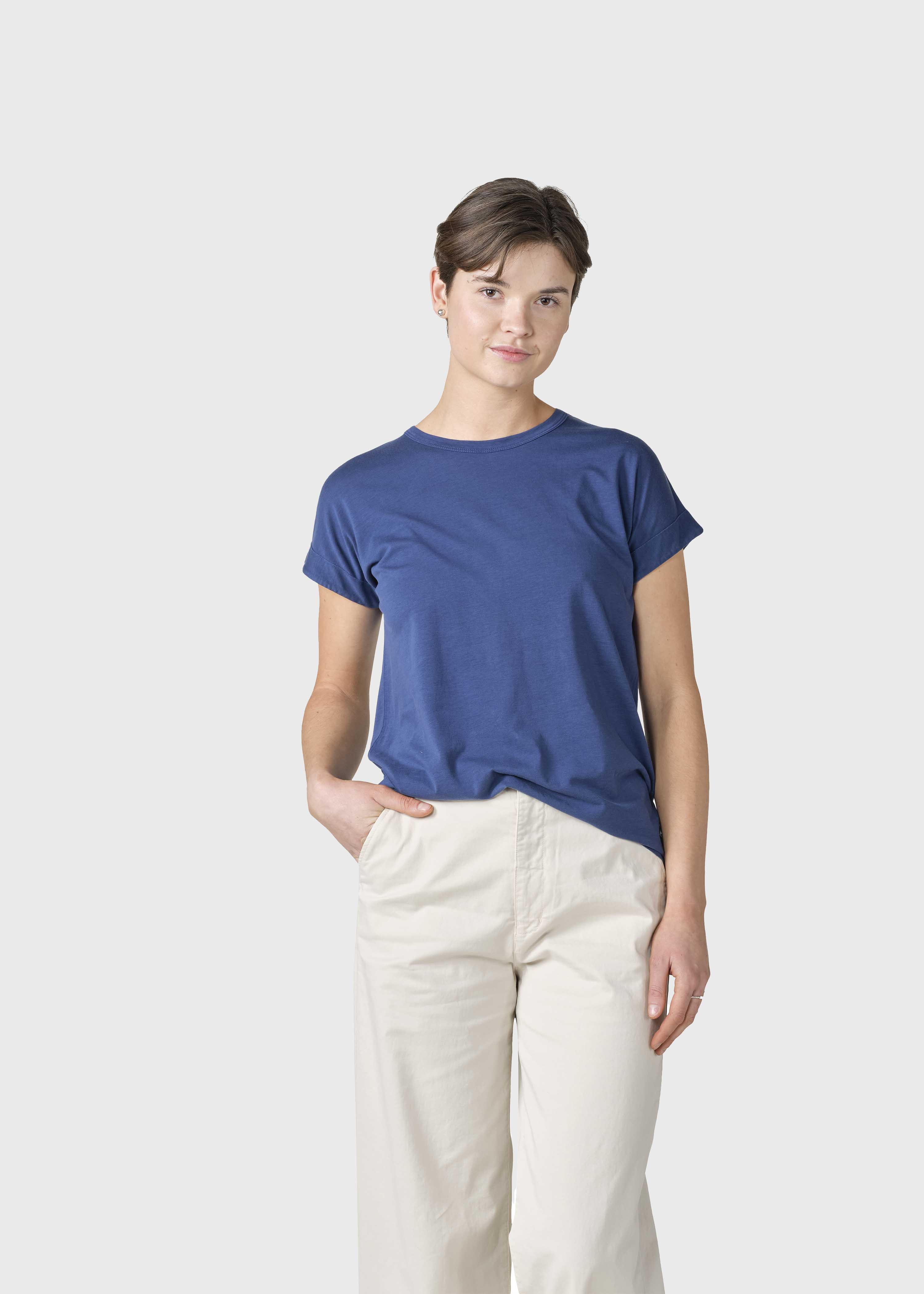 Basic T-Shirt Sigrid tee Ocean