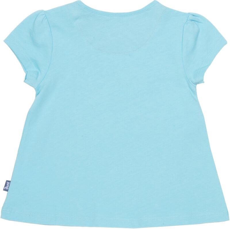 Hellblaues Mädchen-Shirt mit Meerjungfrau