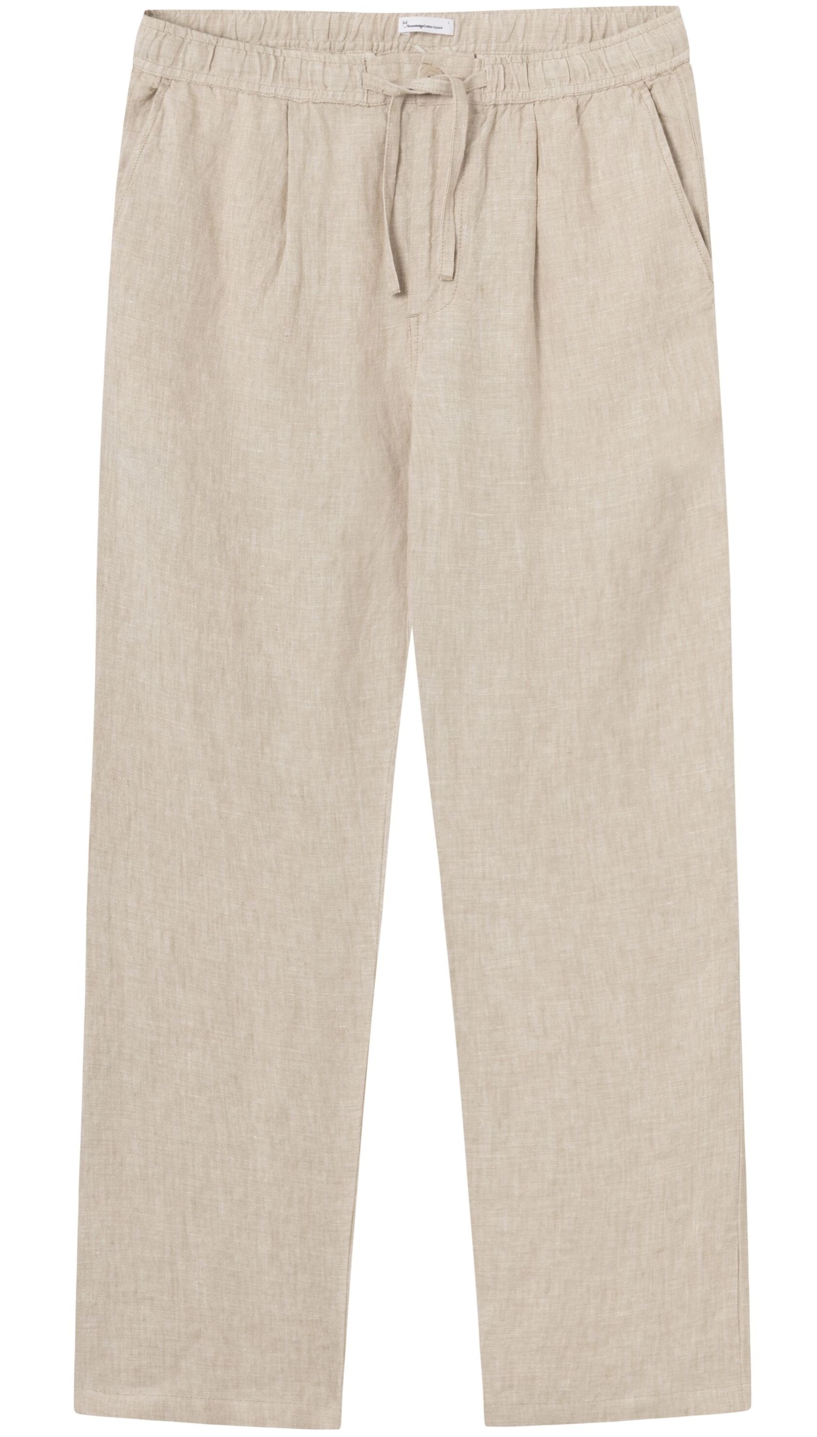 Leinenhose Loose Linen Light Feather Grey