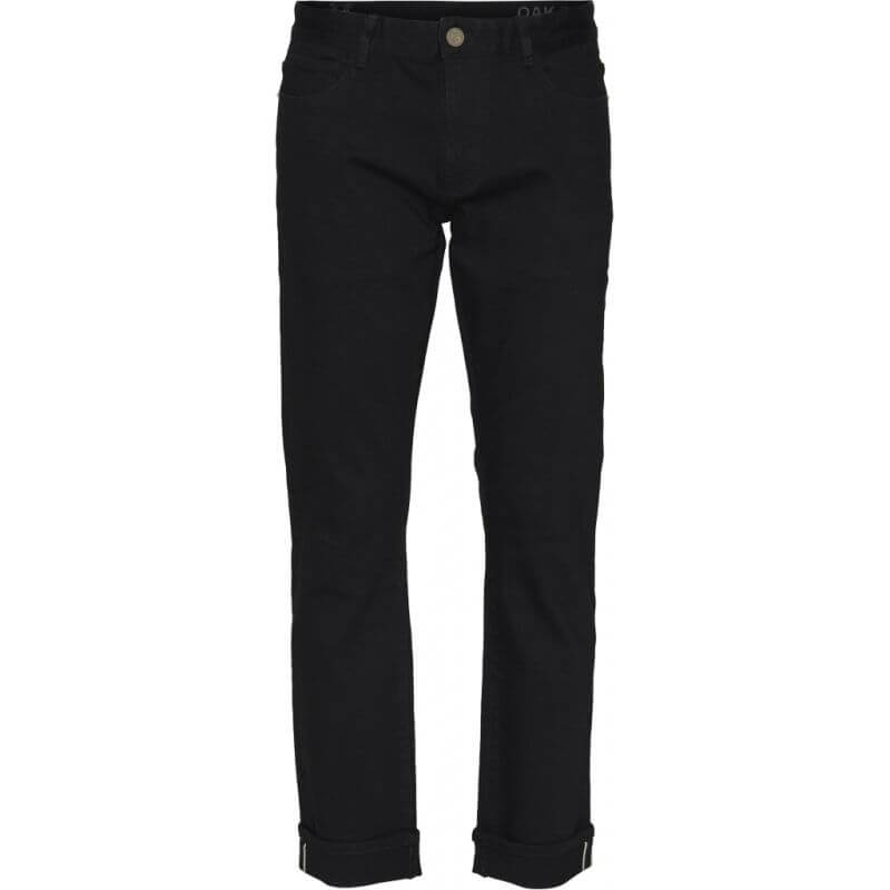 Tapered Herren-Jeans ASH black rinse selvedge