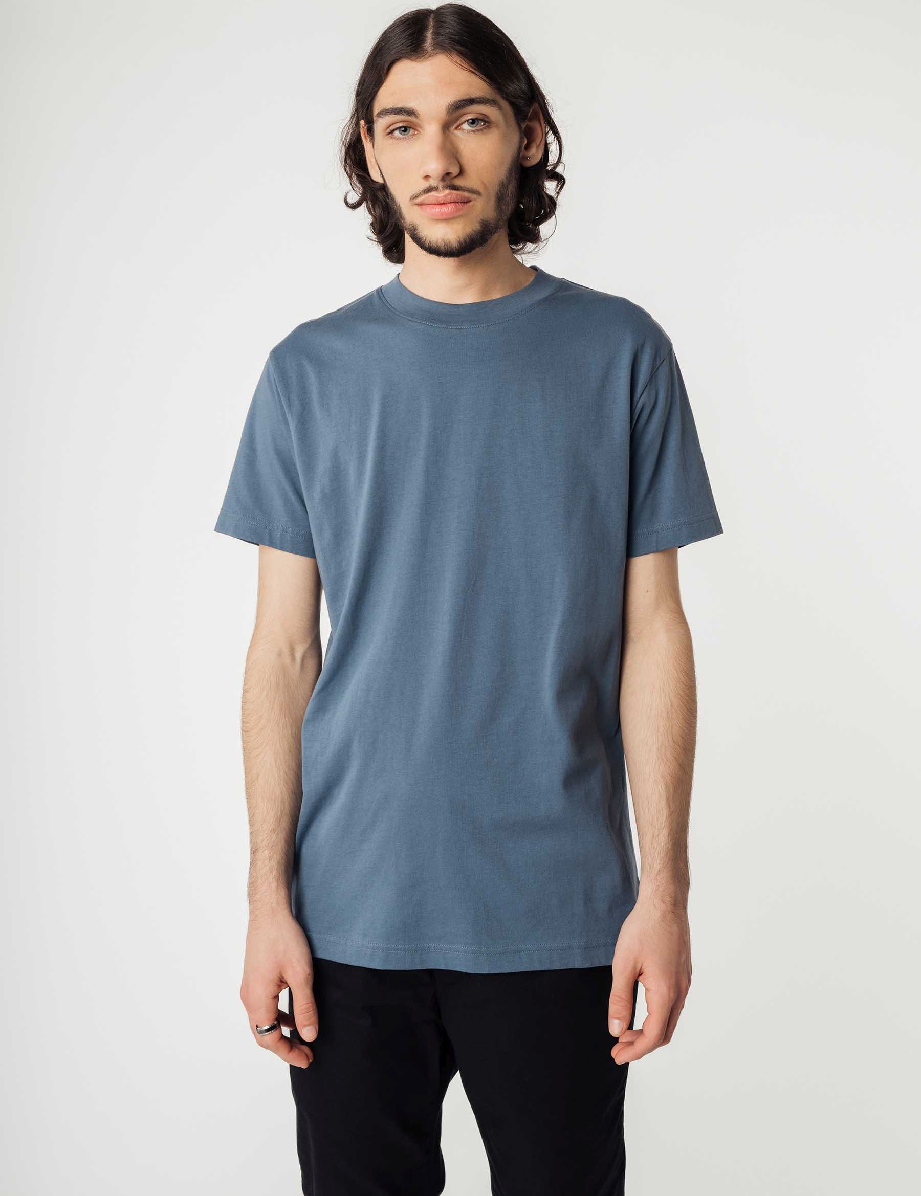 Basic T-Shirt AVAN blue stone