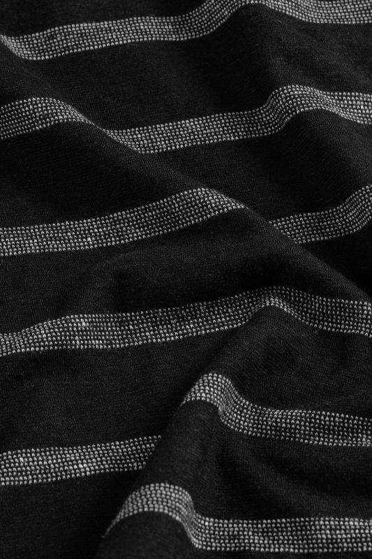 Lässiges Fledermaus-Longsleeve in black/off white