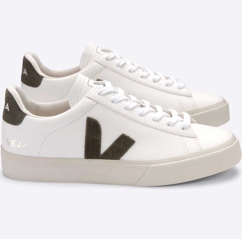 Herren-Sneaker Campo Chromfree Extra White/Kaki