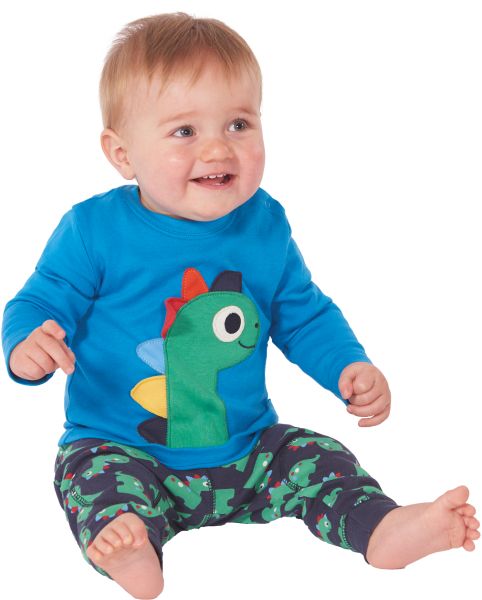 Süße Baby-Hose mit kleinen Dinosauriern