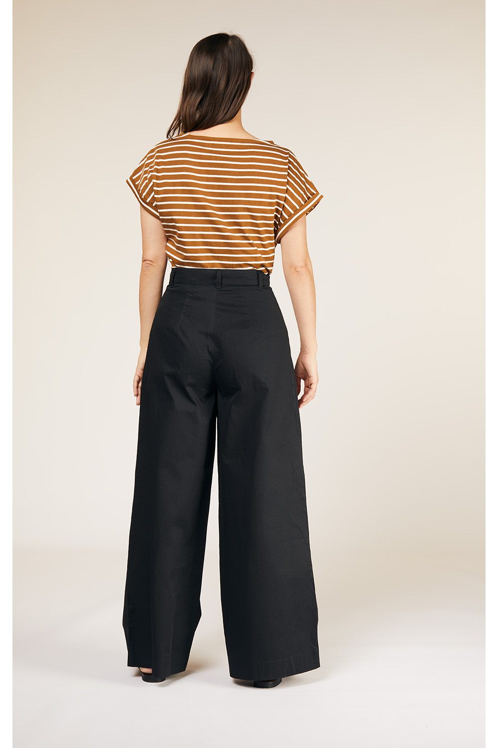 Weite Hose Eve Wide Leg Trousers Black