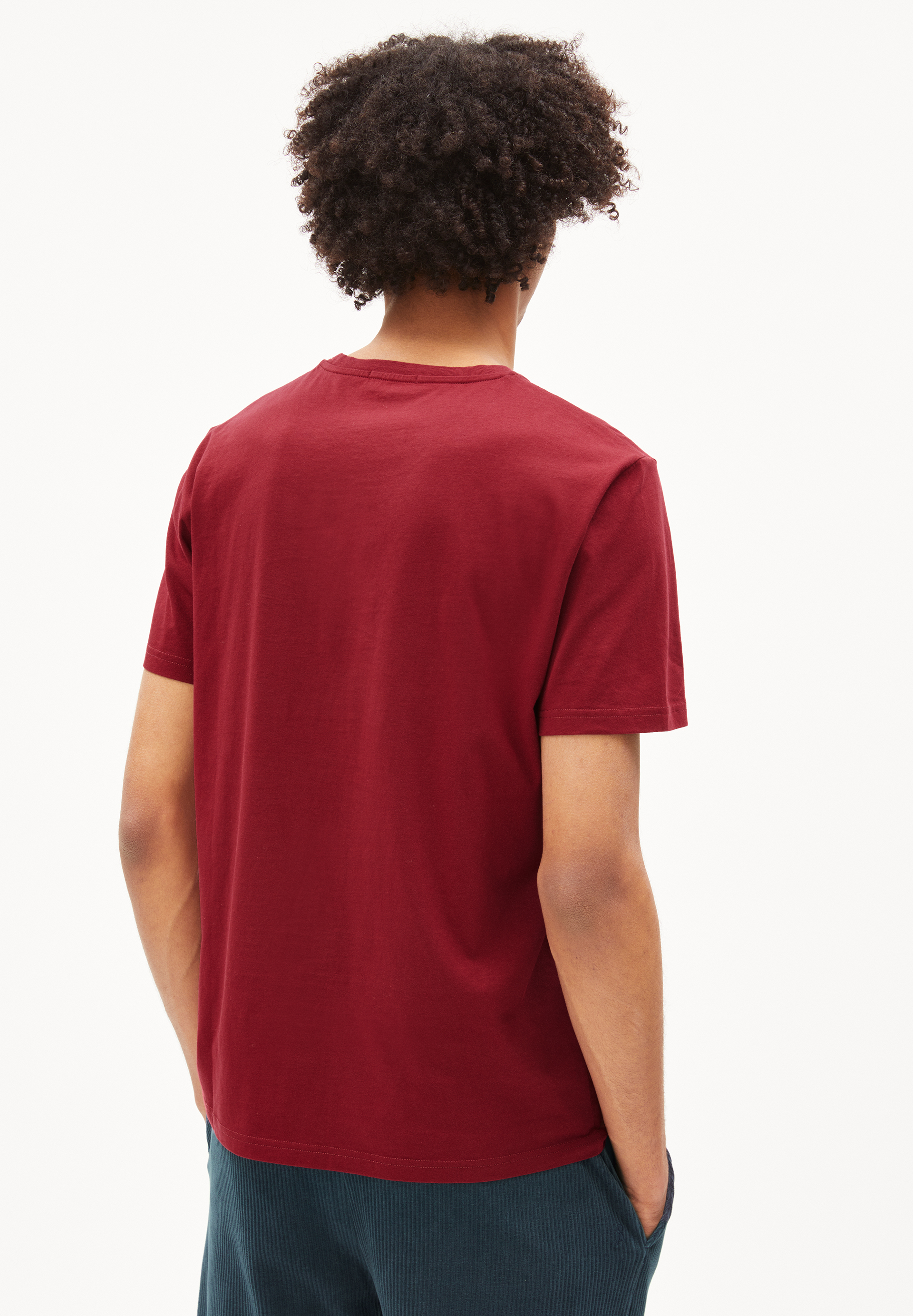 Basic T-Shirt JAAMES dark ruby