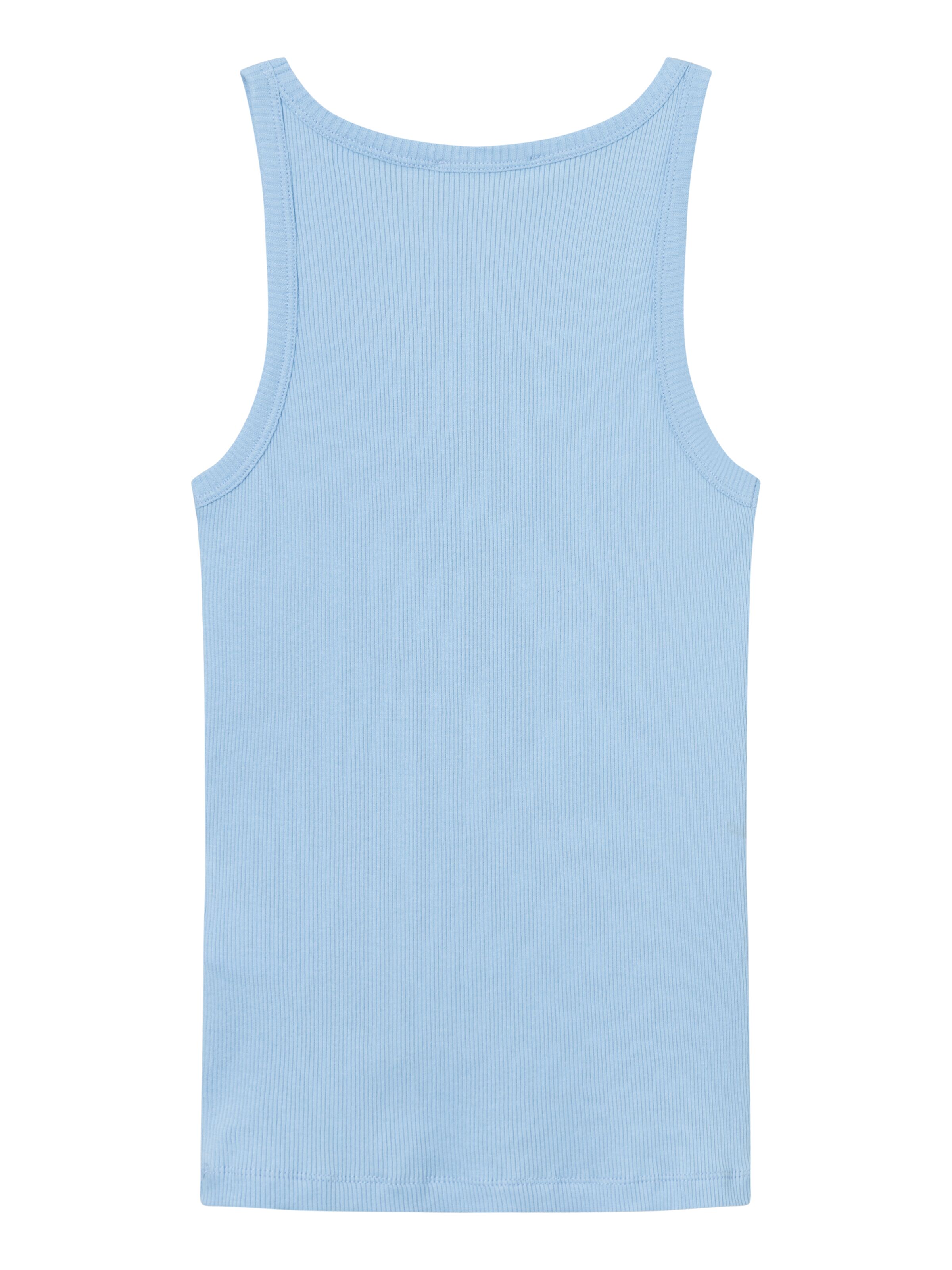 Top Racer Rib Airy Blue