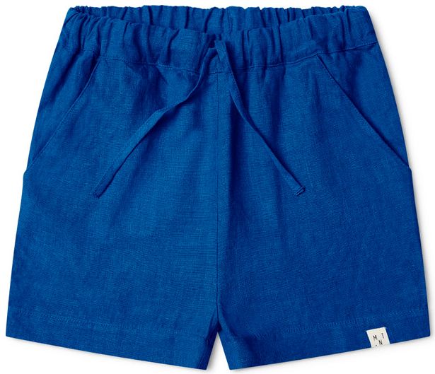 Simple Shorts lapis aus Leinen