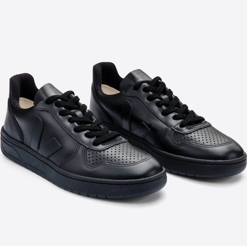 Vegane Damen-Sneaker V-10 CWL Black/Black Sole