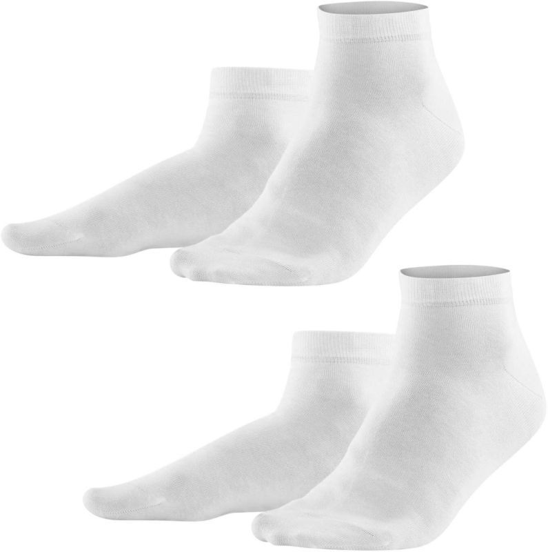 Knöchelhohe Sneaker-Socken in Weiß