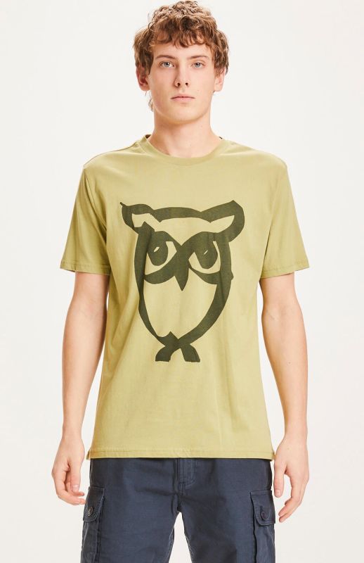 Modisches Herren-Shirt ALDER brushed owl in Sage