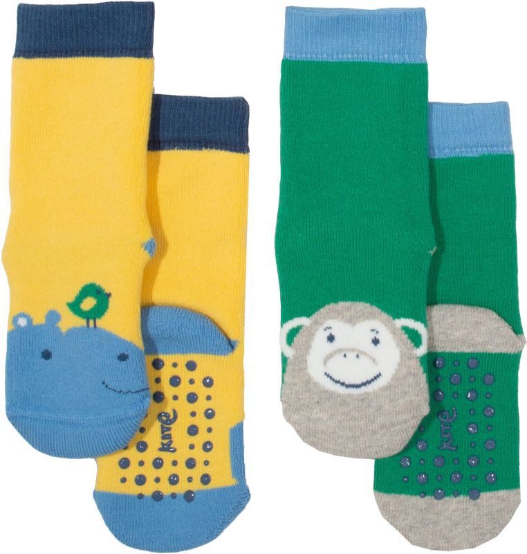 Antirutsch-Socken im Doppelpack mit Tieren