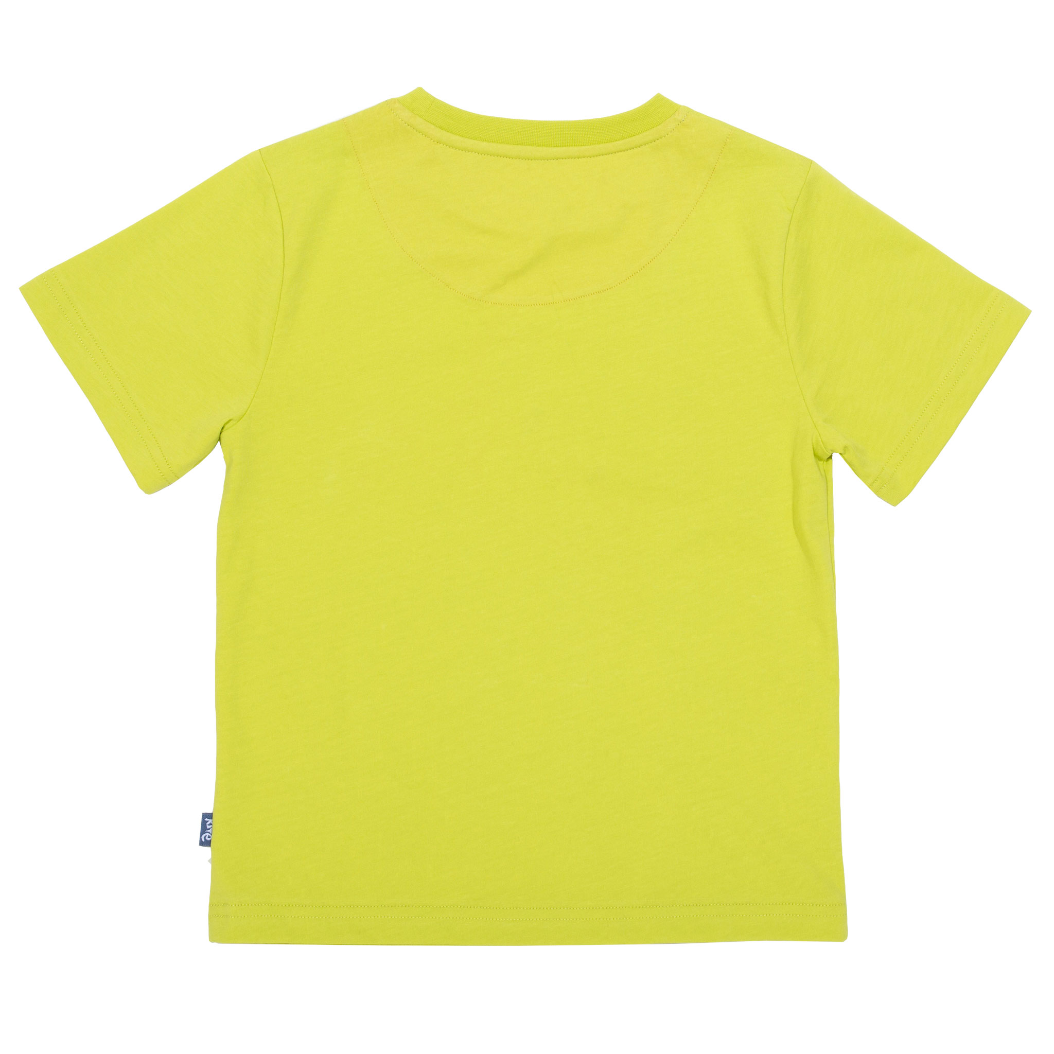 Limonengrünes Kurzarm-Shirt Clever Crab