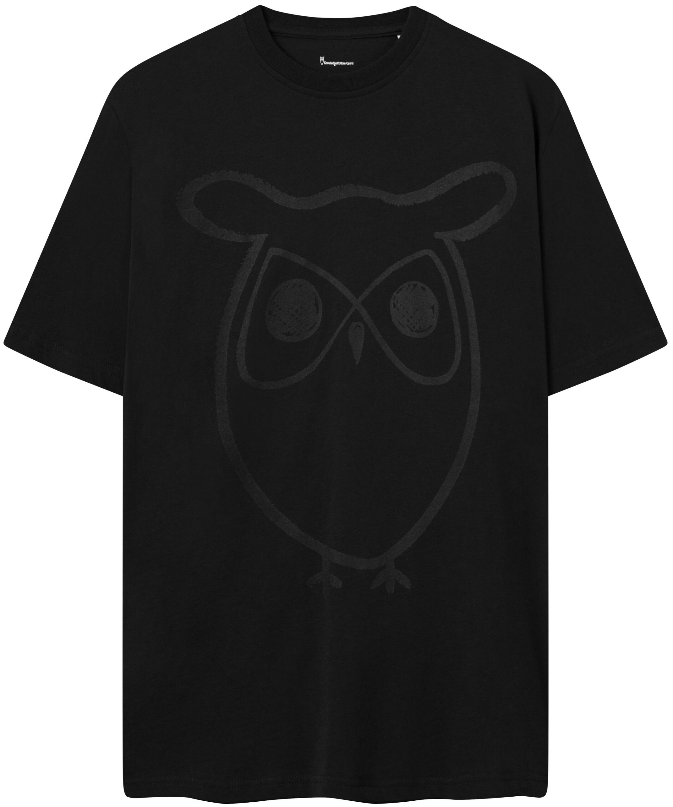 Bedrucktes T-Shirt Big Owl Black Jet